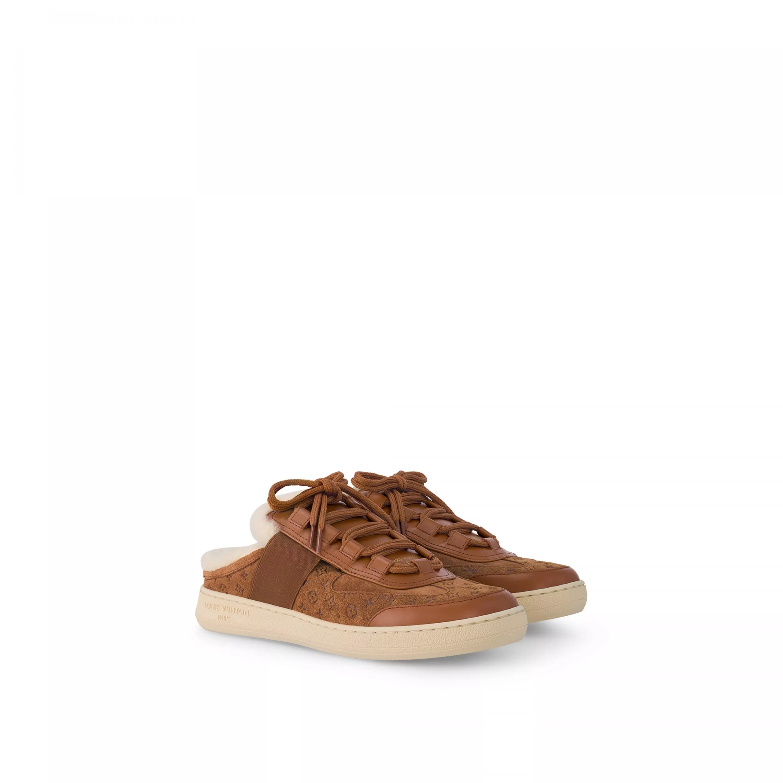 Cheap LF Louis Vuitton Lous Open Back Sneaker Cognac Brown 1ACADB 0117