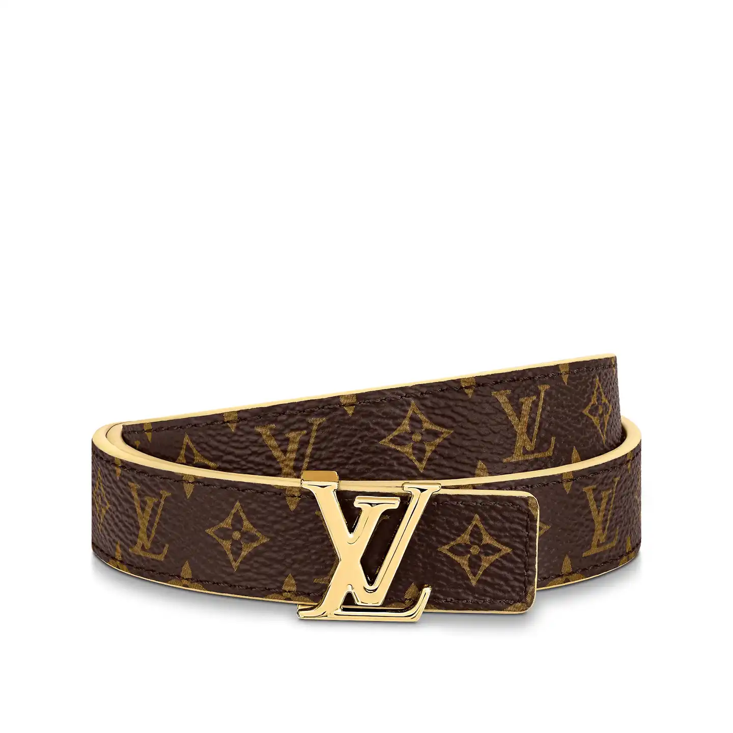 Cheap LF Louis Vuitton M0702X Yellow LV Iconic 20mm Reversible Belt 0131