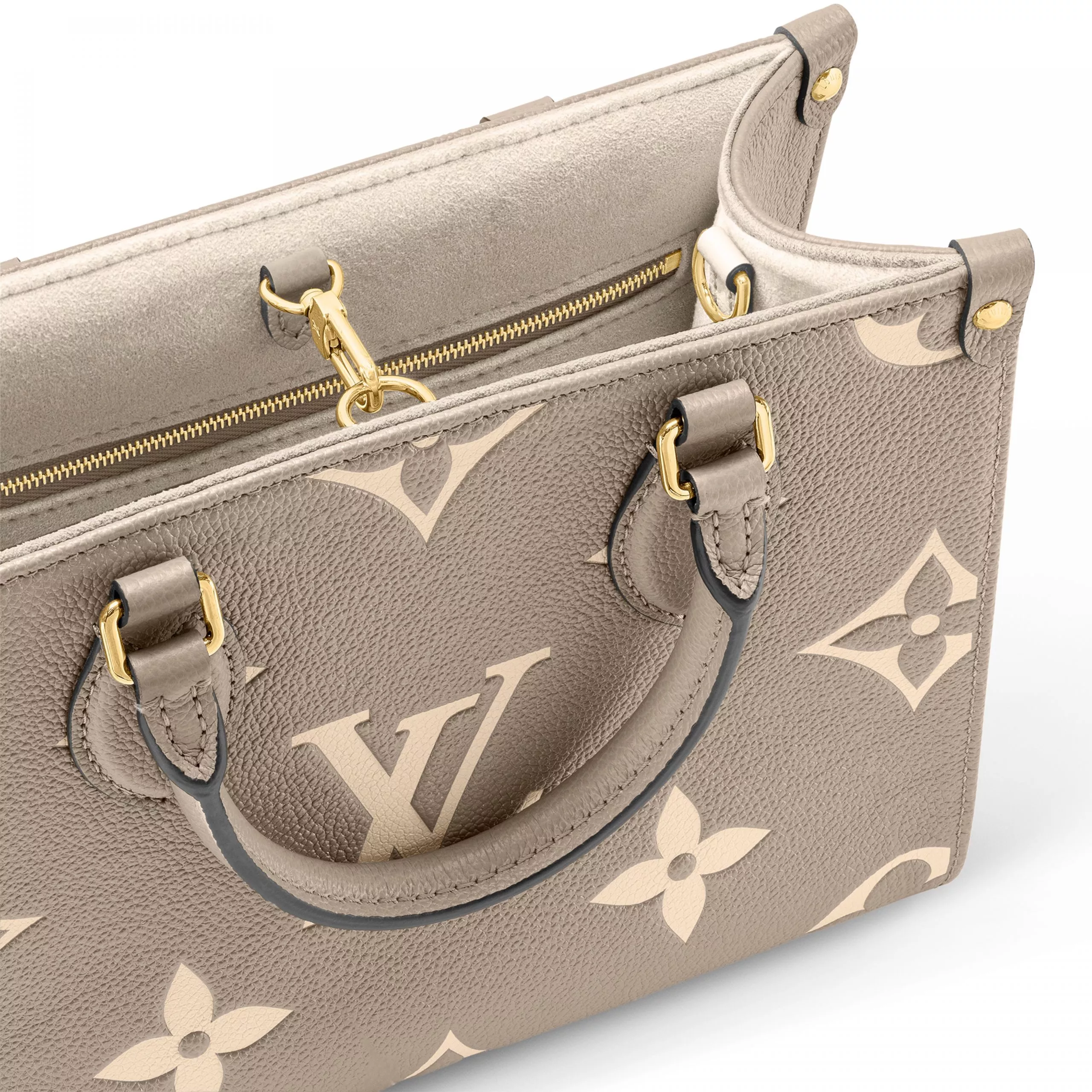 Cheap LF Louis Vuitton Onthego PM M45779 Dove Cream 0114