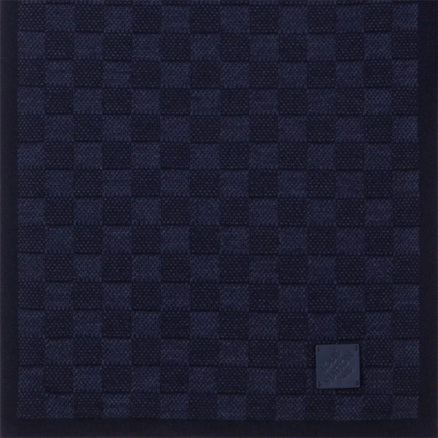 Cheap LF Louis Vuitton Navy M77987 Néo Petit Damier Scarf 0113