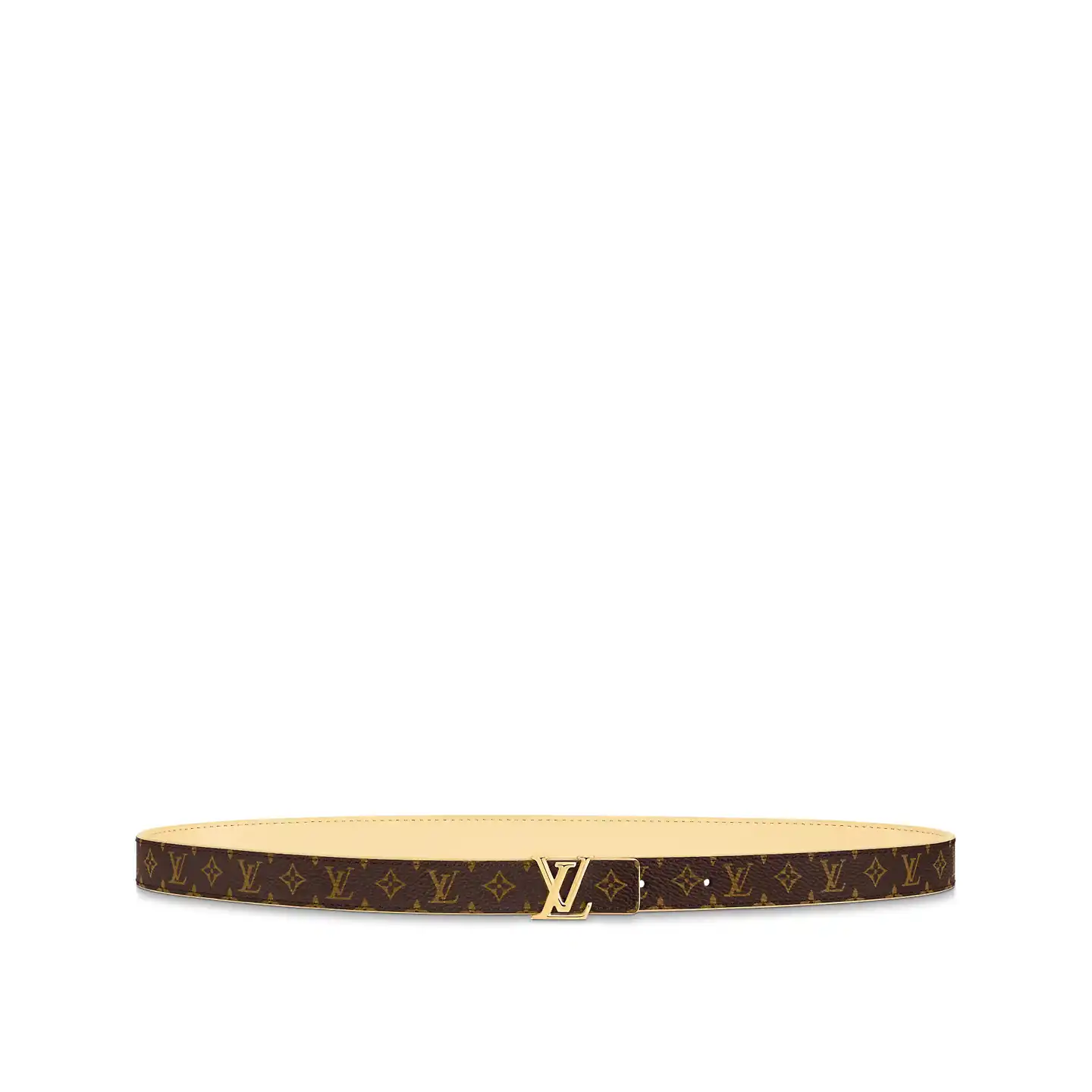 Cheap LF Louis Vuitton M0702X Yellow LV Iconic 20mm Reversible Belt 0131