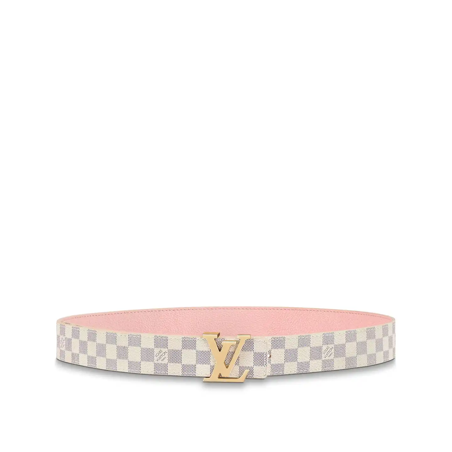 Cheap LF Louis Vuitton M0571U Damier azur LV Initiales 30mm Reversible Belt 0125