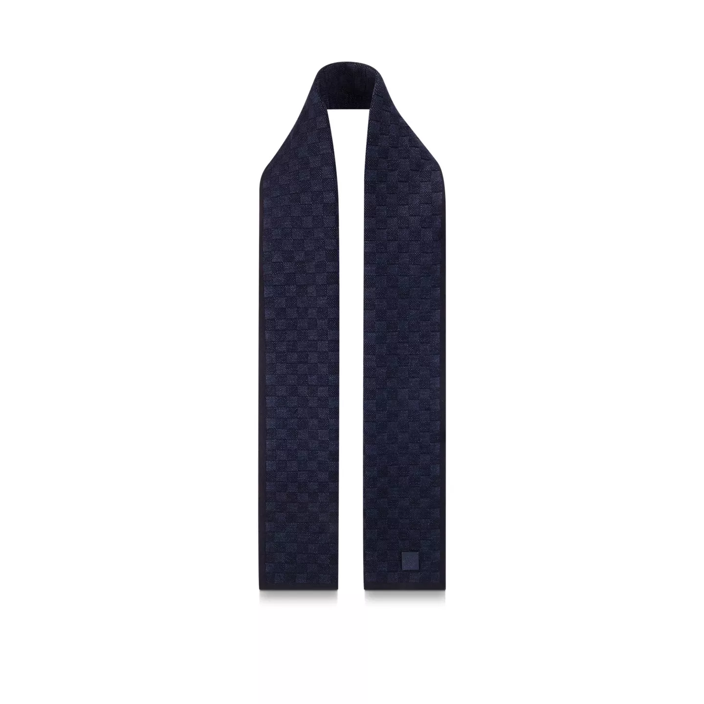 Cheap LF Louis Vuitton Navy M77987 Néo Petit Damier Scarf 0113