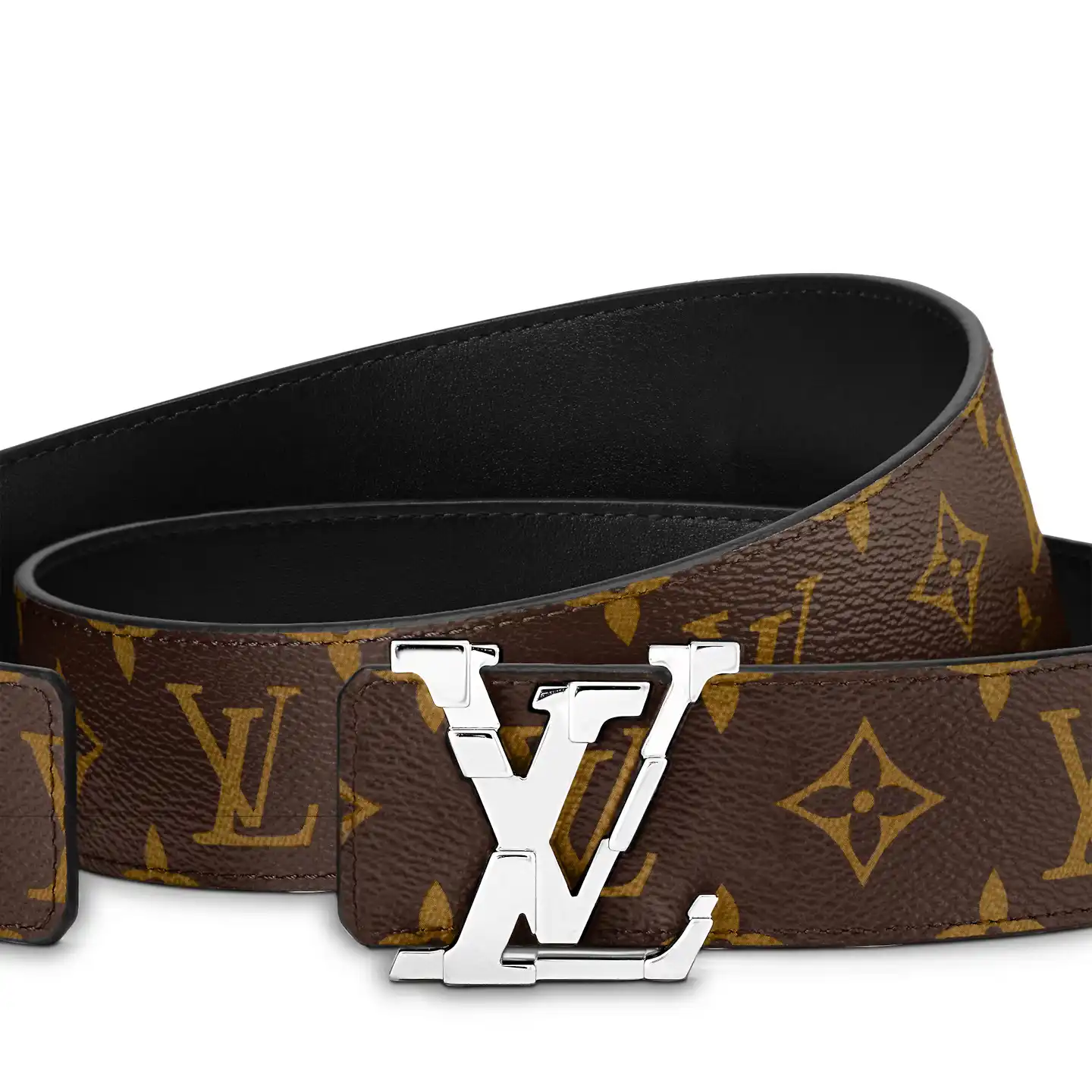 Cheap LF Louis Vuitton M8389U Monogram LV Pixel 40mm Reversible Belt 0131