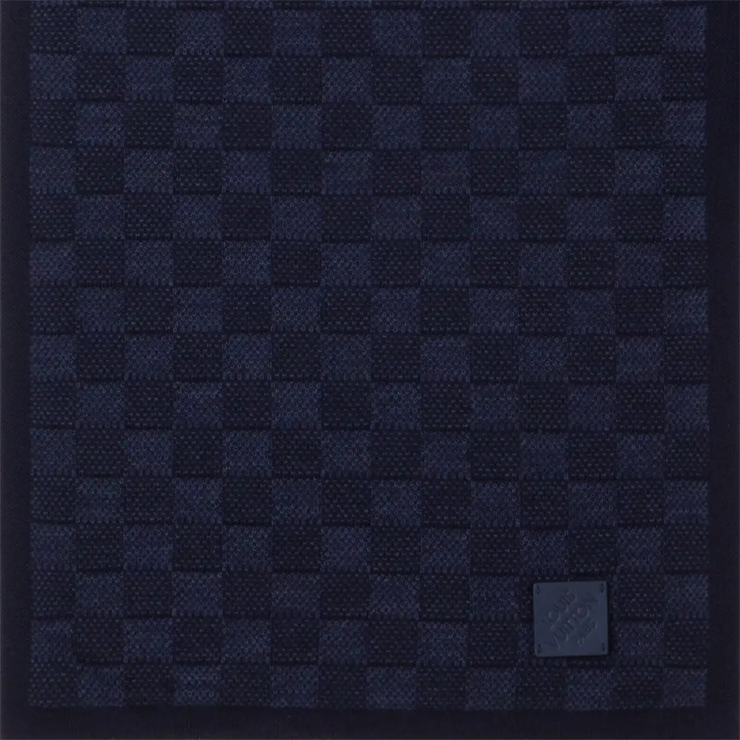 Cheap LF Louis Vuitton Navy M77987 Néo Petit Damier Scarf 0128