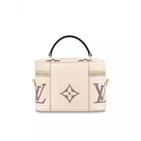 Cheap LF Louis Vuitton Vanity PM Black M45780 Creme M45599 0114