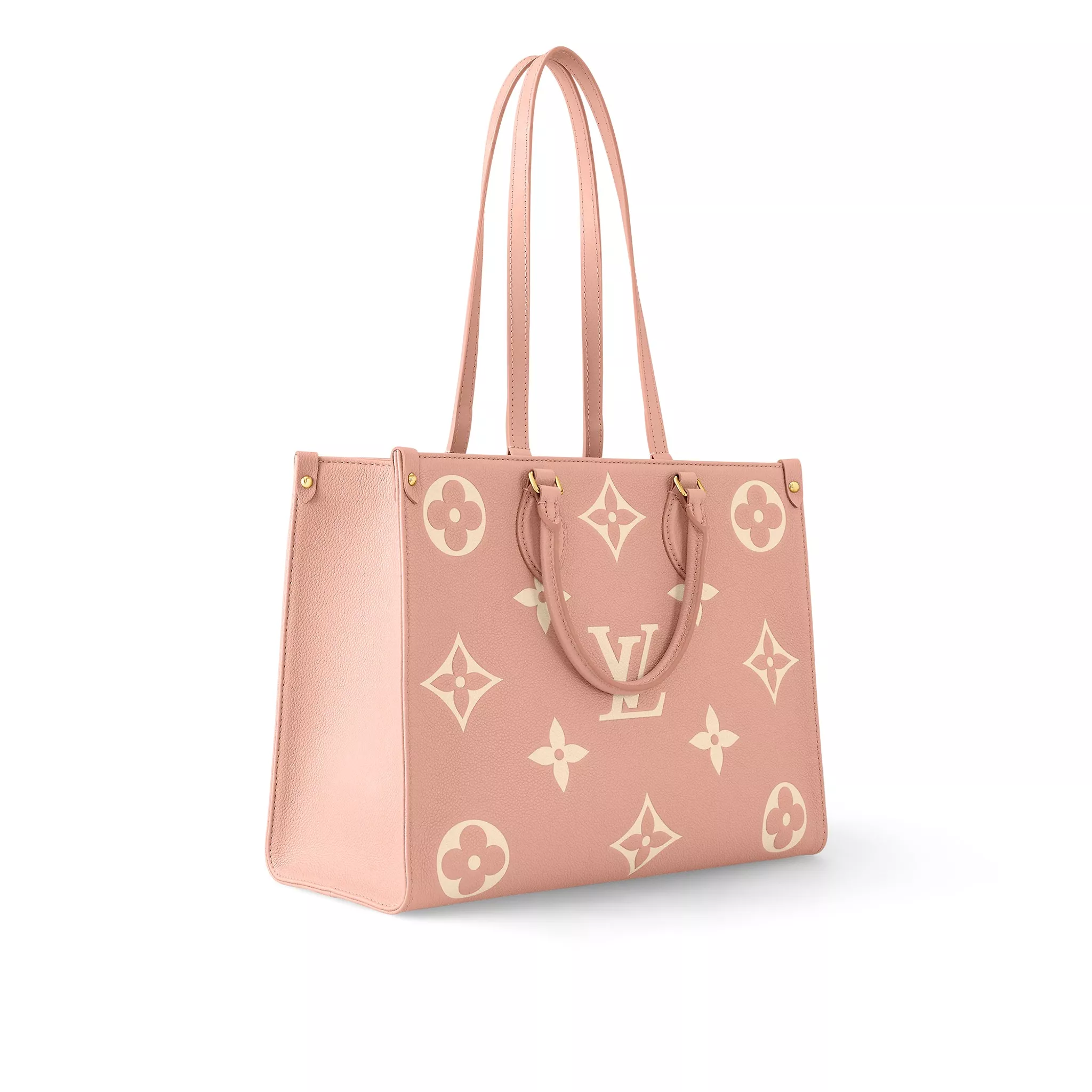 Cheap LF Louis Vuitton OnTheGo MM M46286 Trianon Pink Cream 0114