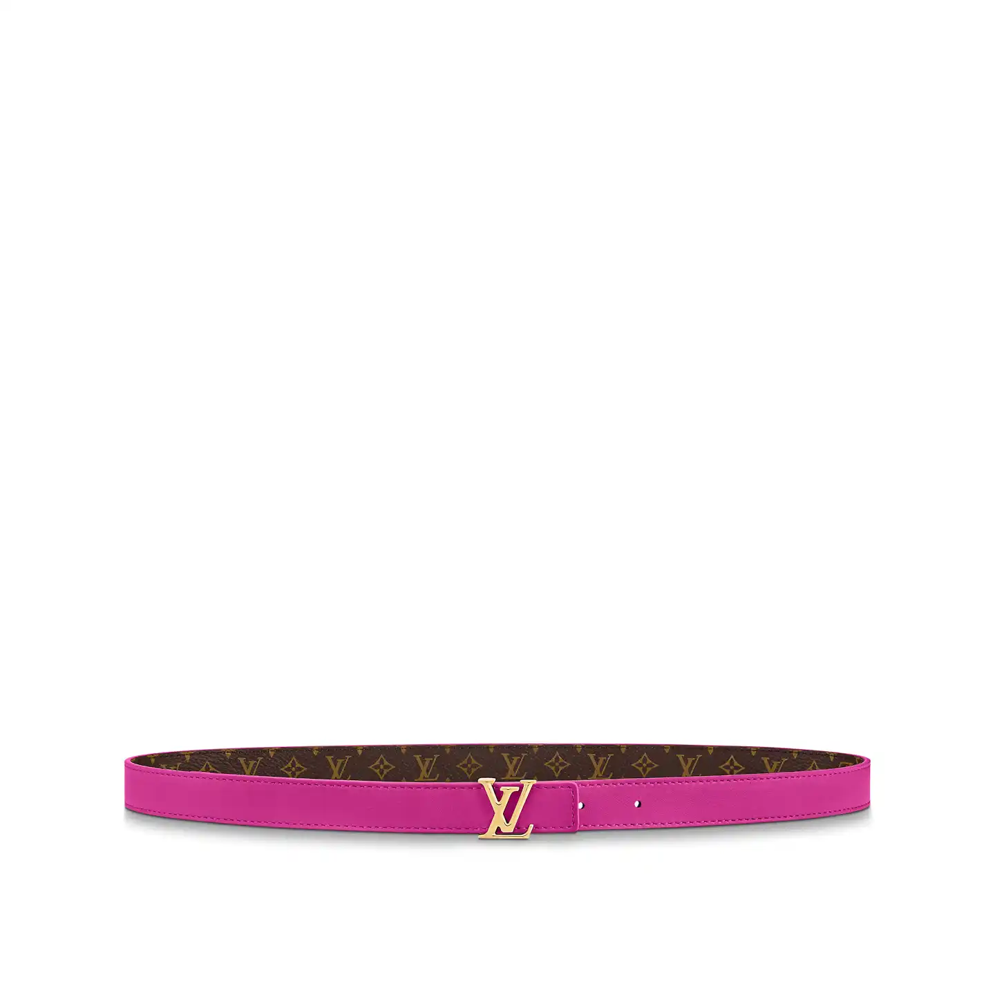 Cheap LF Louis Vuitton M0703X Pink LV Iconic 20mm Reversible Belt 0131