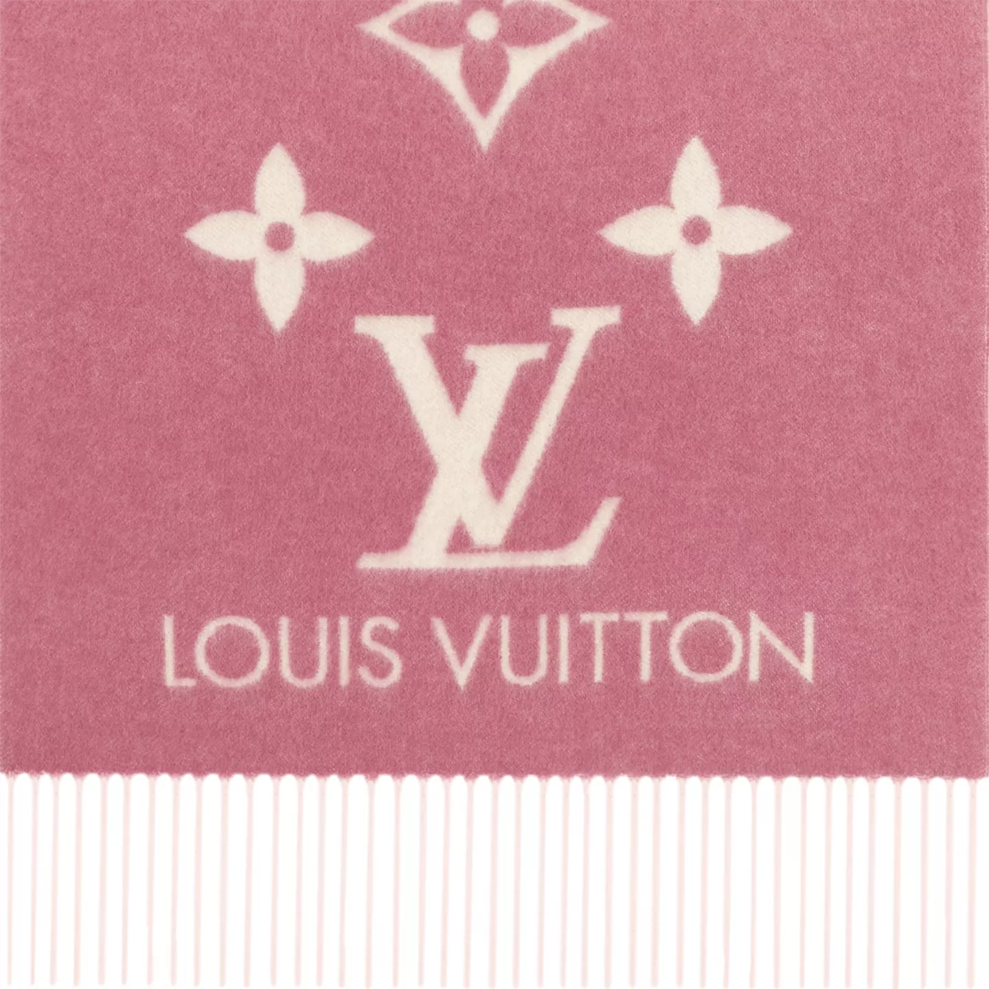 Cheap LF Louis Vuitton Light Pink M77375 Reykjavik Gradient Scarf 0115