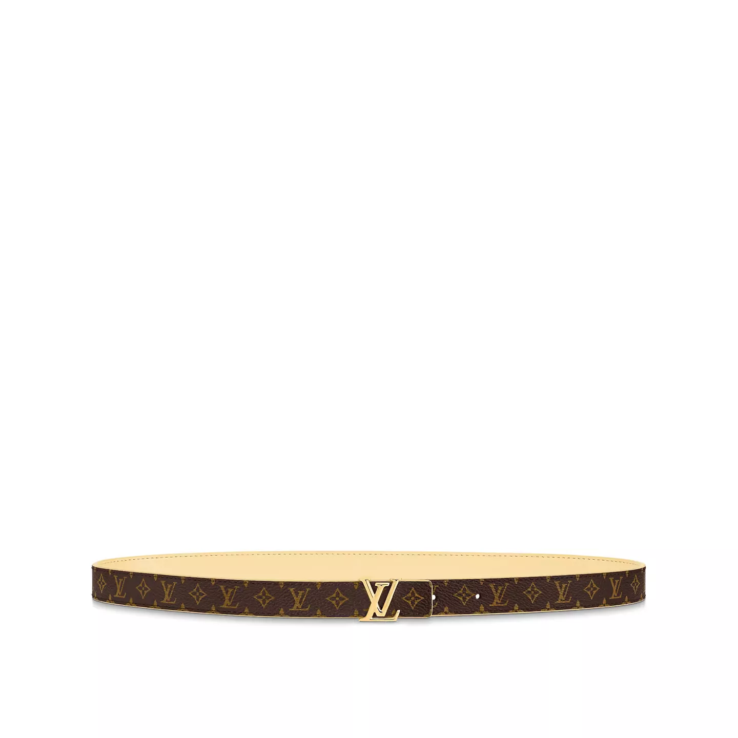 LF Louis Vuitton M0702X Yellow LV Iconic 20mm Reversible Belt 0112