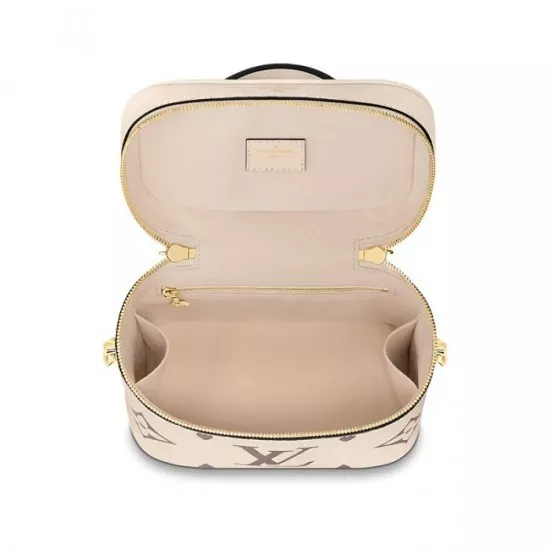 Cheap LF Louis Vuitton Vanity PM Black M45780 Creme M45599 0114