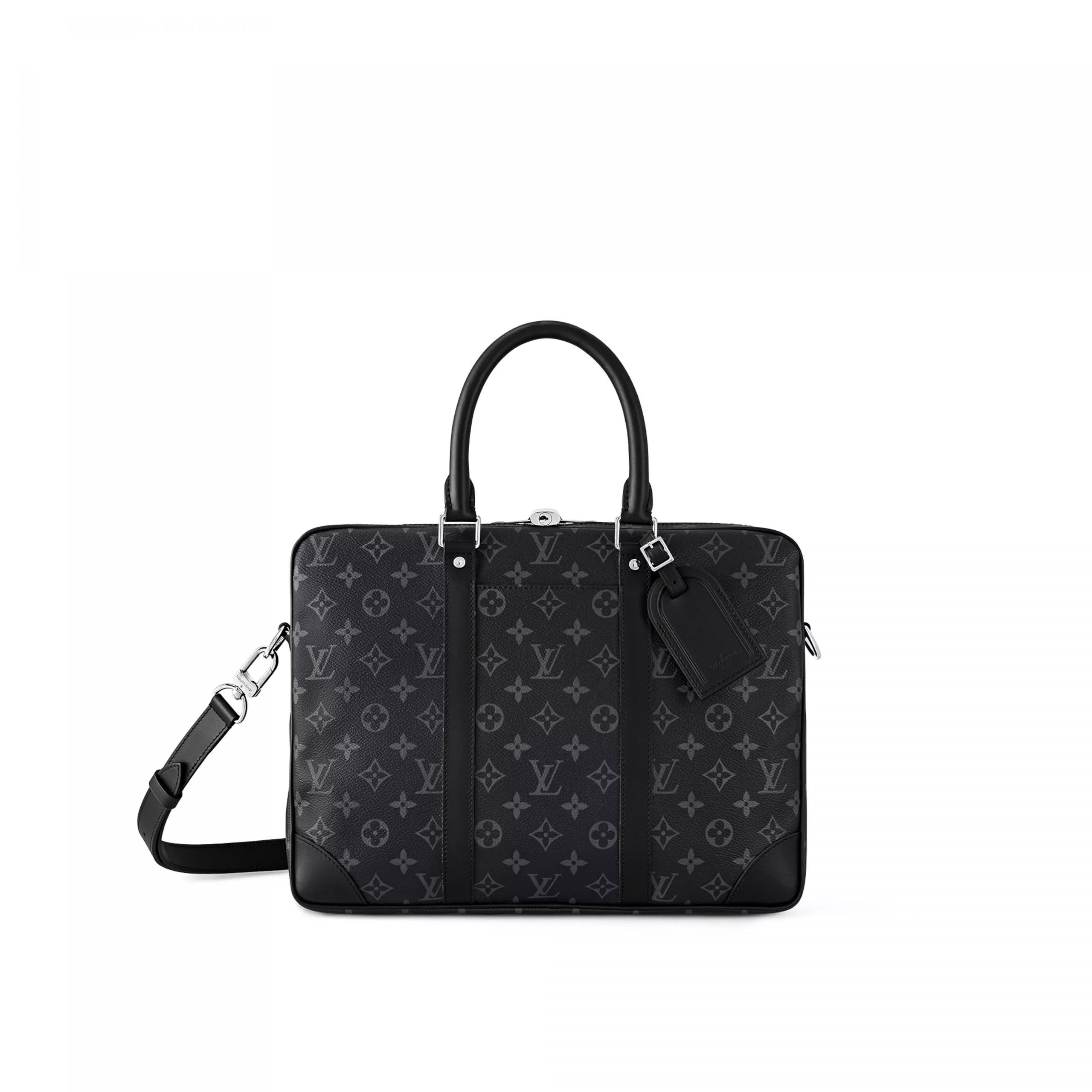 LF Louis Vuitton M46457 Porte-Documents Voyage PM Black 0112