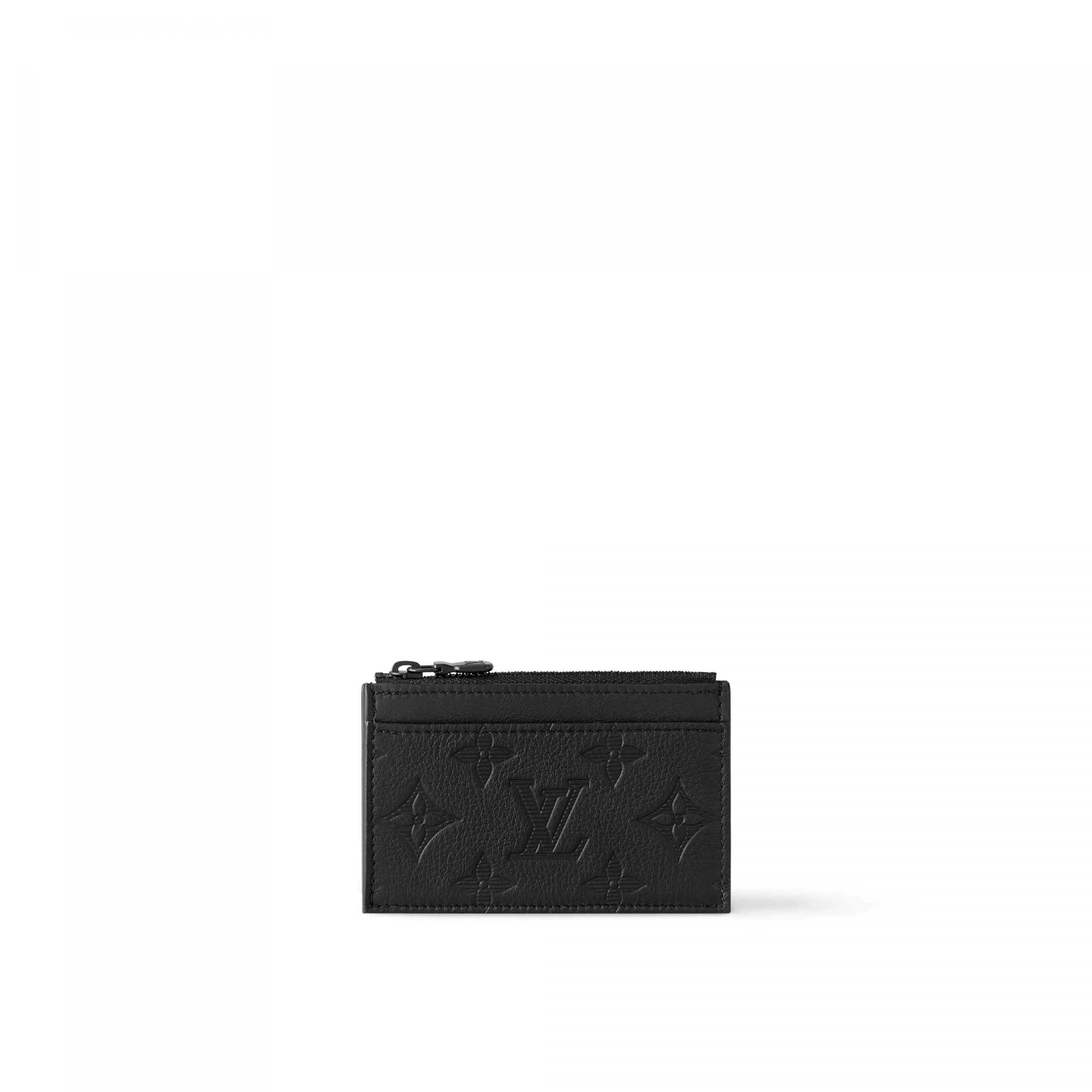 LF Louis Vuitton M82245 Coin Card Holder Black 0112