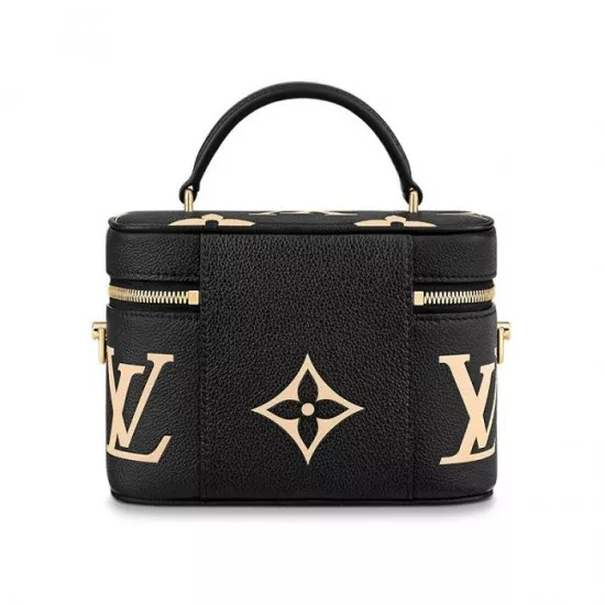 Cheap LF Louis Vuitton Vanity PM Black M45780 Creme M45599 0114