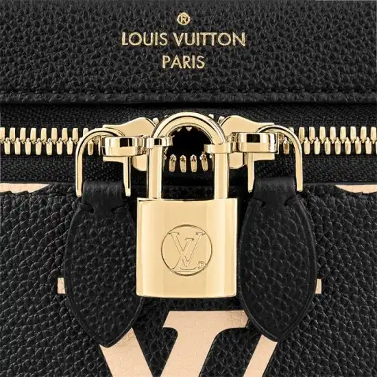 Cheap LF Louis Vuitton Vanity PM Black M45780 Creme M45599 0122