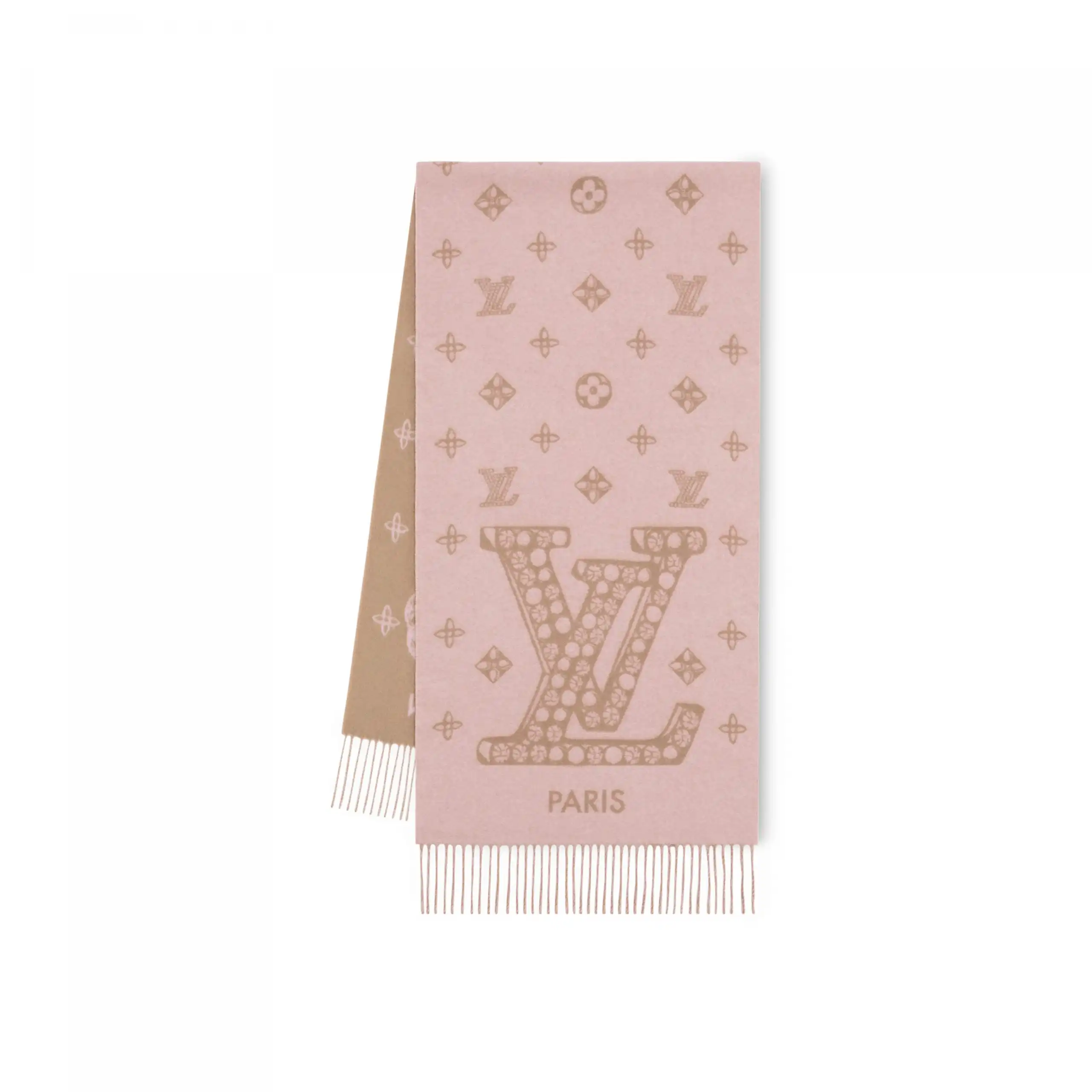 Cheap LF Louis Vuitton M79543 Pink Precious Dragon Reykjavik Scarf 0124