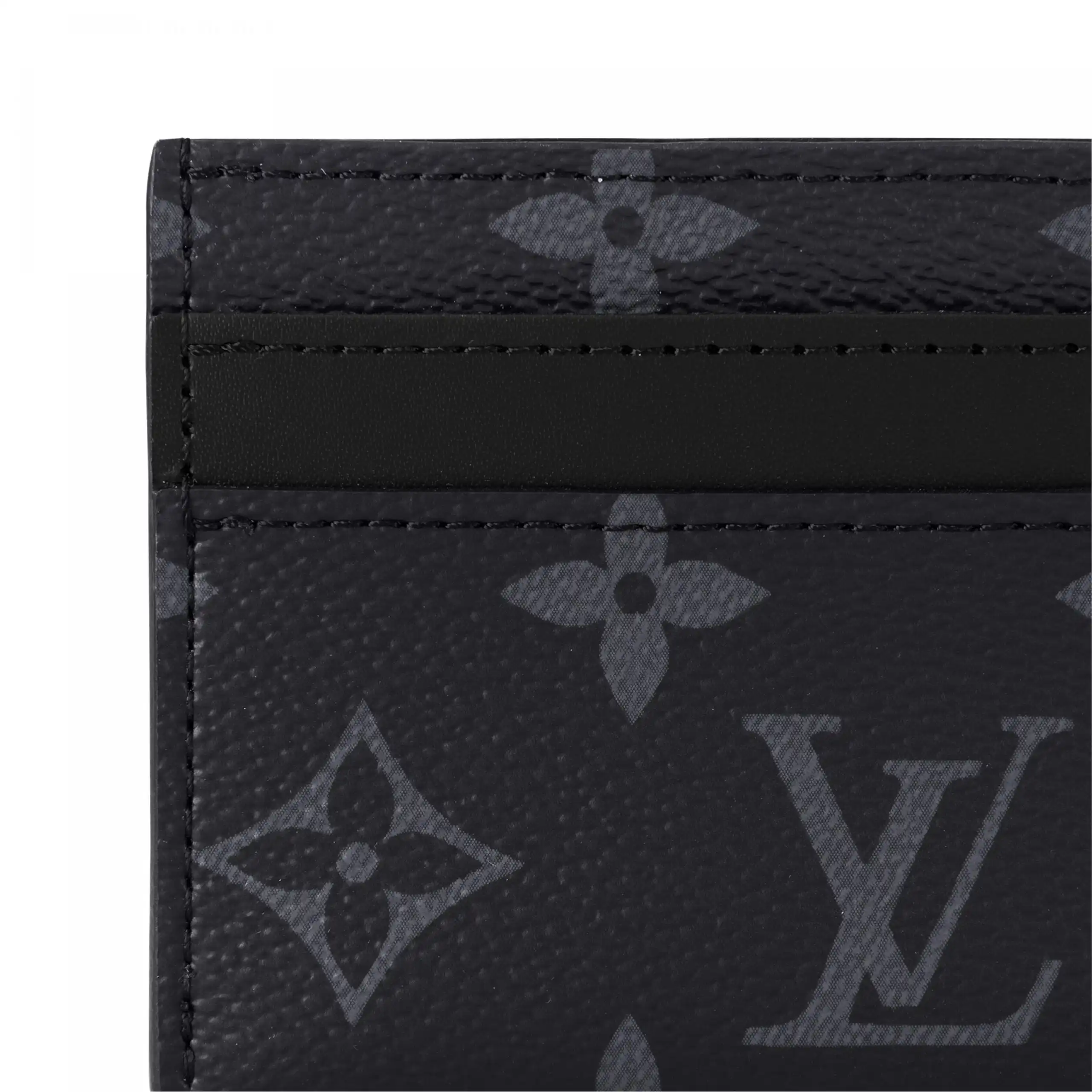 Cheap LF Louis Vuitton M62170 Double Card Holder Monogram Eclipse 0123