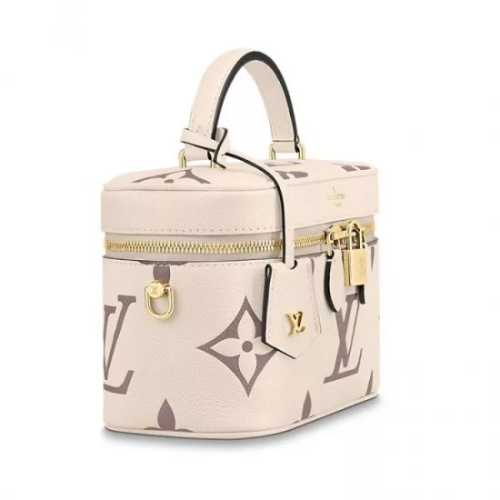 Cheap LF Louis Vuitton Vanity PM Black M45780 Creme M45599 0114