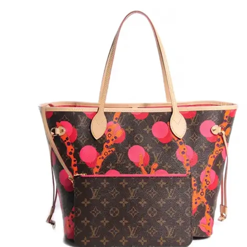 Cheap LF Vuitton Monogram M41603 Shoulder Louis MM Bag Canvas Ramages Neverfull 0212