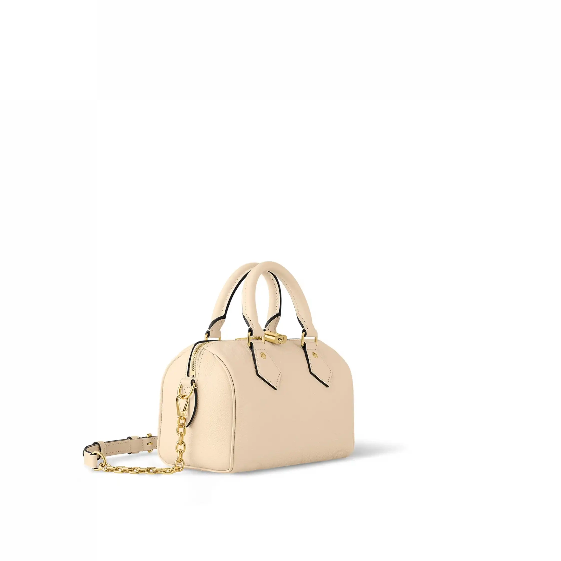 Cheap LF Empreinte Bandoulière Louis Vuitton Beige M58954 Crème Speedy Monogram Leather 20 0226