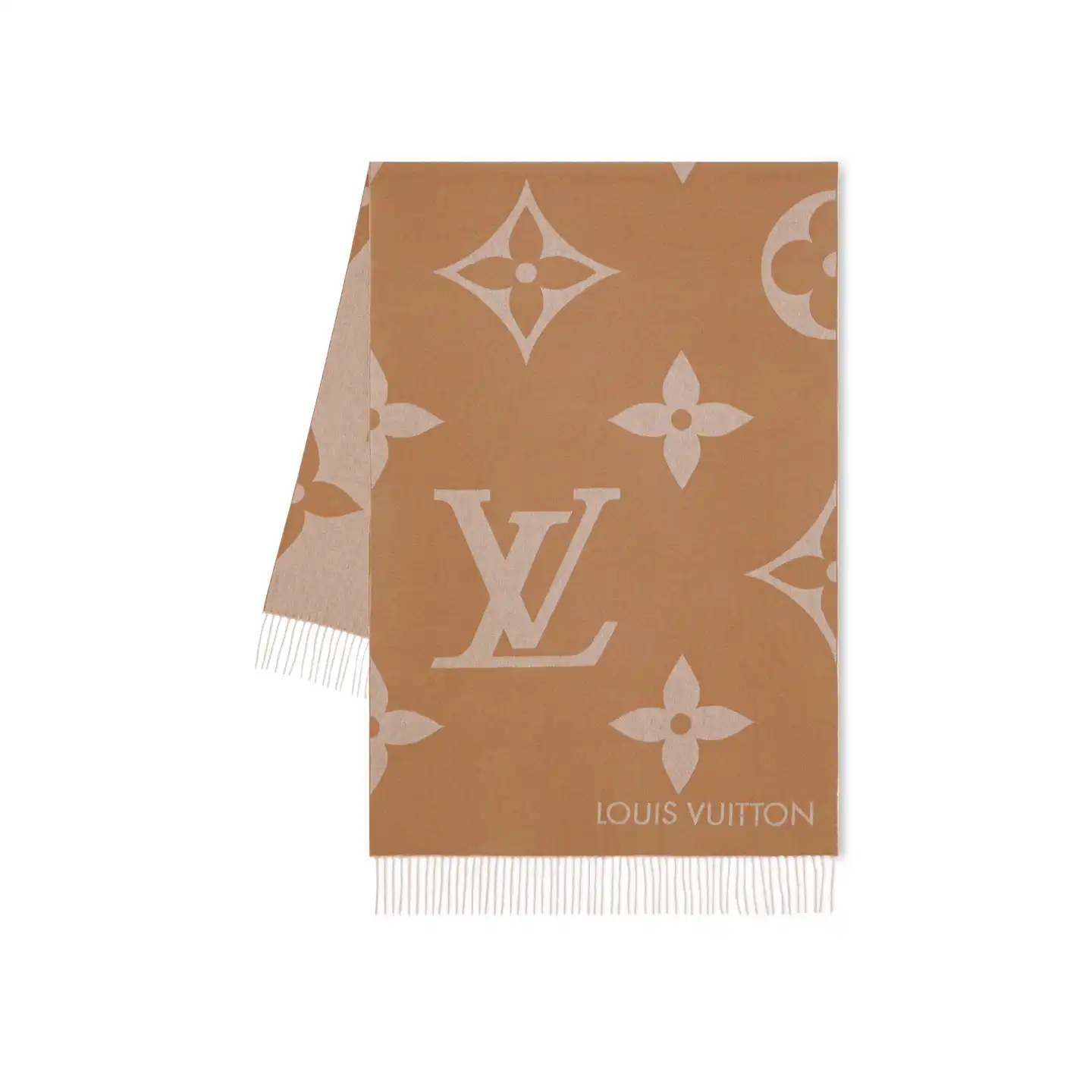 Cheap LF Louis Vuitton Hazelnut M79198 MNG Giant Scarf 0203