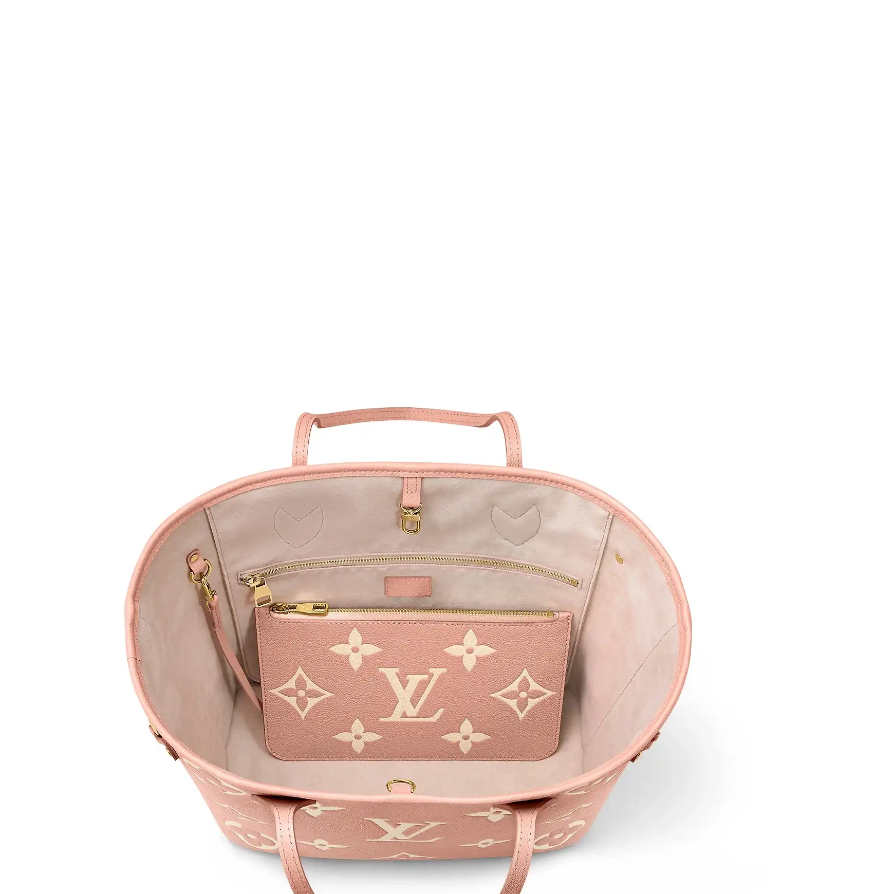 Cheap LF Louis MM Trianon M46329 Pink Cream Neverfull   Vuitton 0210