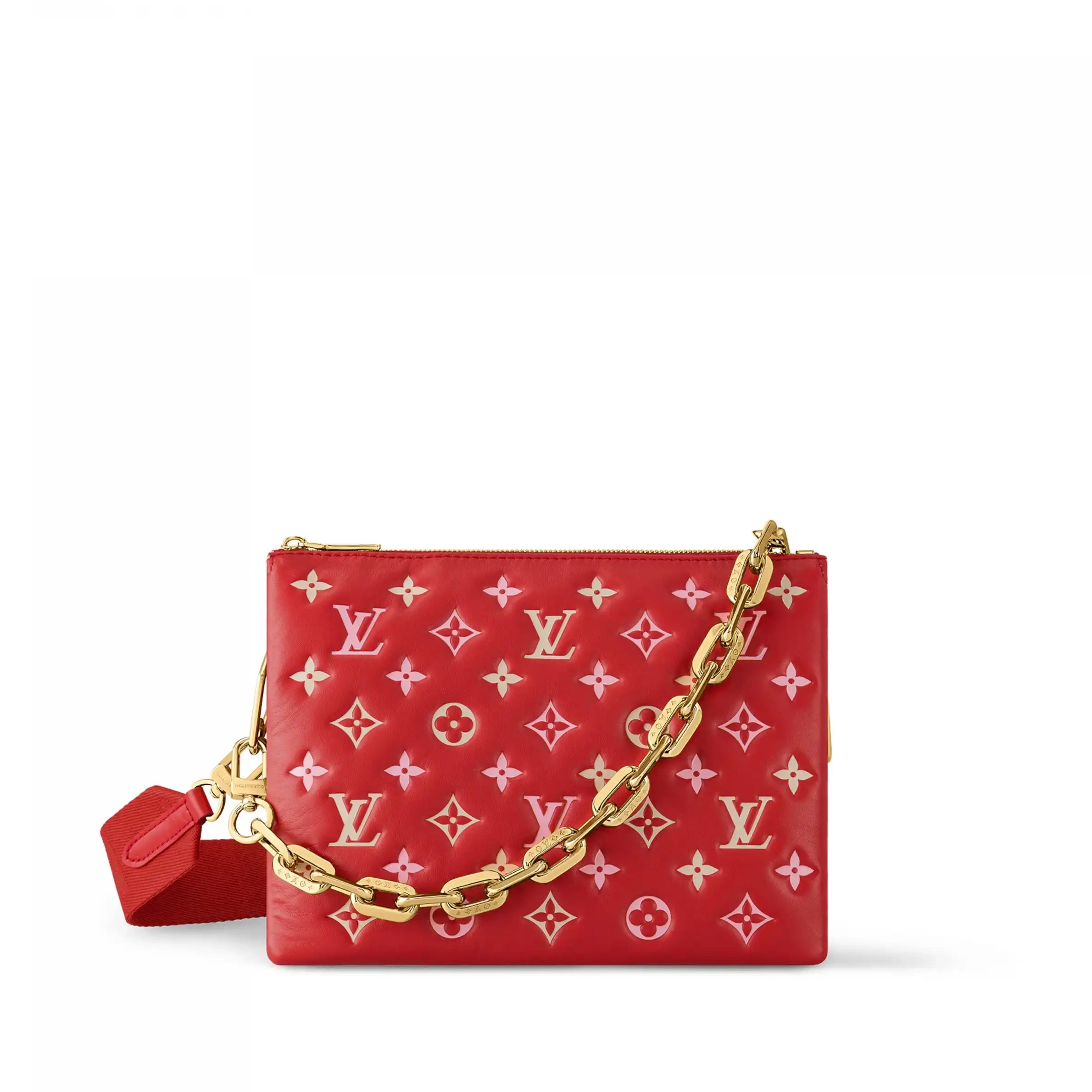 Cheap LF Red Vuitton PM Coussin M22397 Louis 0218