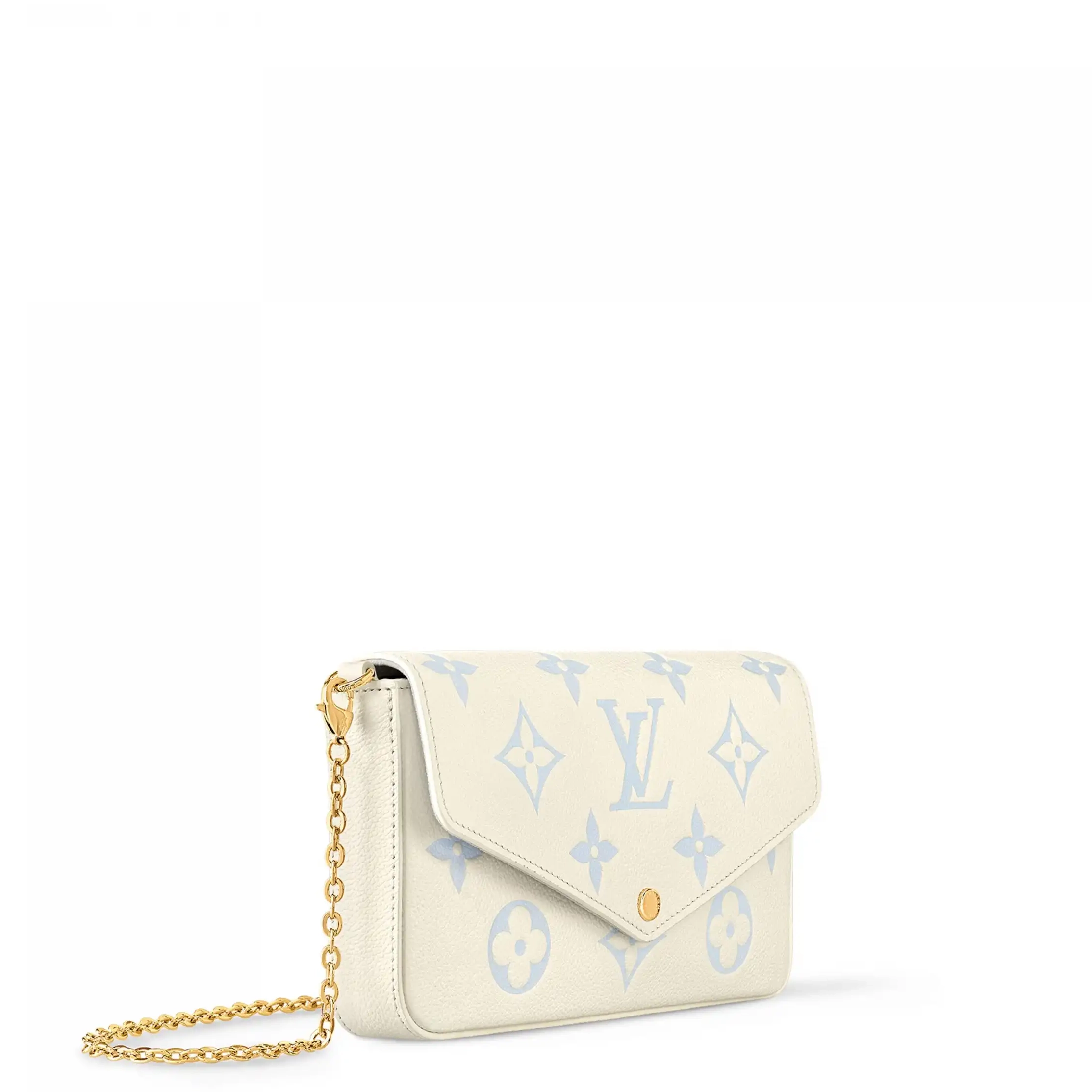 Cheap LF Félicie Vuitton Candy Blue Pochette Louis M83025 0226