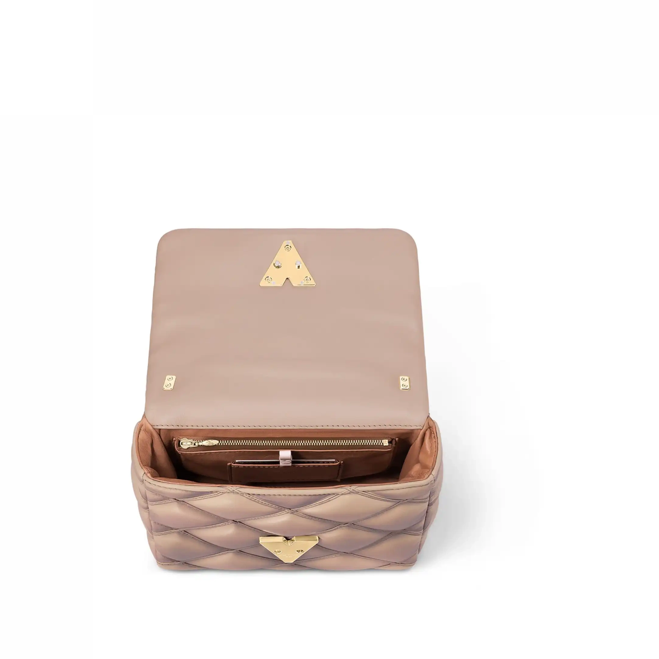 Cheap LF Vuitton ROSE MM M23568 BEIGE GO-14 Louis 0220