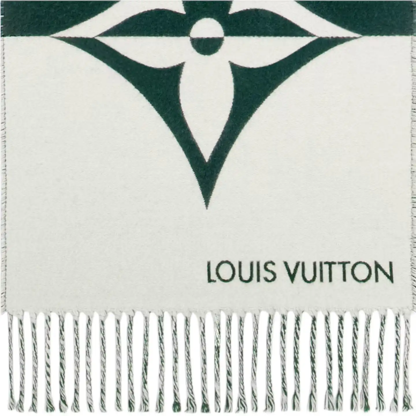 Cheap LF Louis Vuitton Dark Green M79139 Graphic Dual Scarf 0201