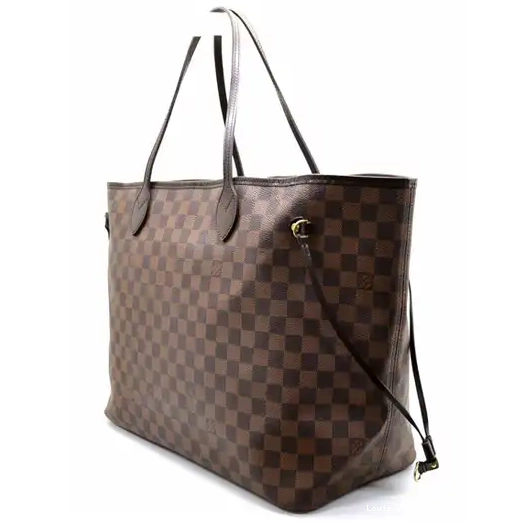 Cheap LF Neverfull Vuitton Shoulder Canvas Ebene GM N51106 Louis Damier Bag 0220