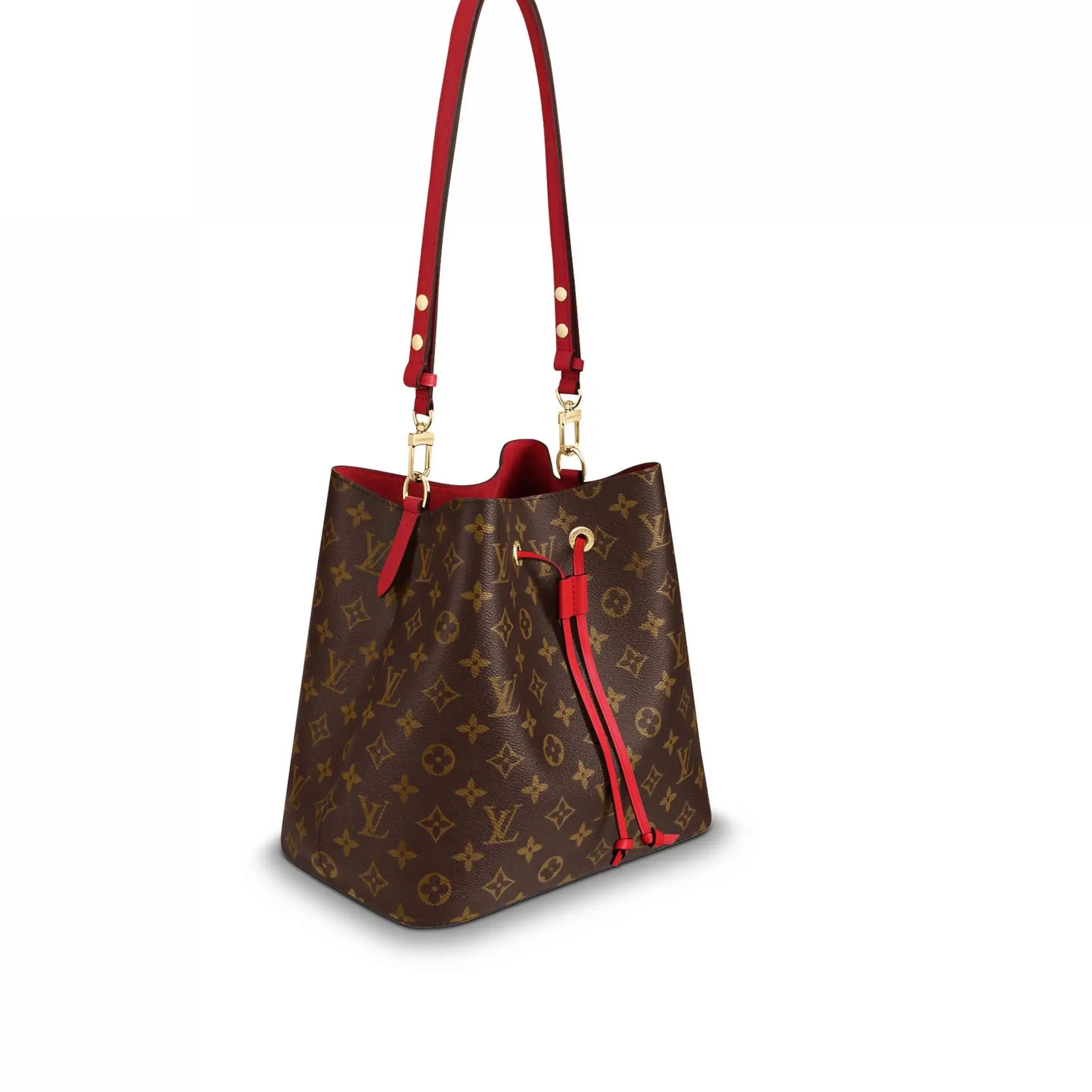 Cheap LF Red Néonoé Louis Vuitton Coquelicot M44021 0210