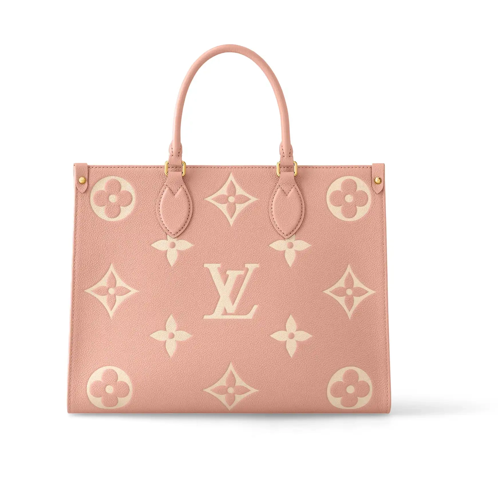 Cheap LF M46286 Vuitton Trianon MM Cream Louis OnTheGo Pink 0226