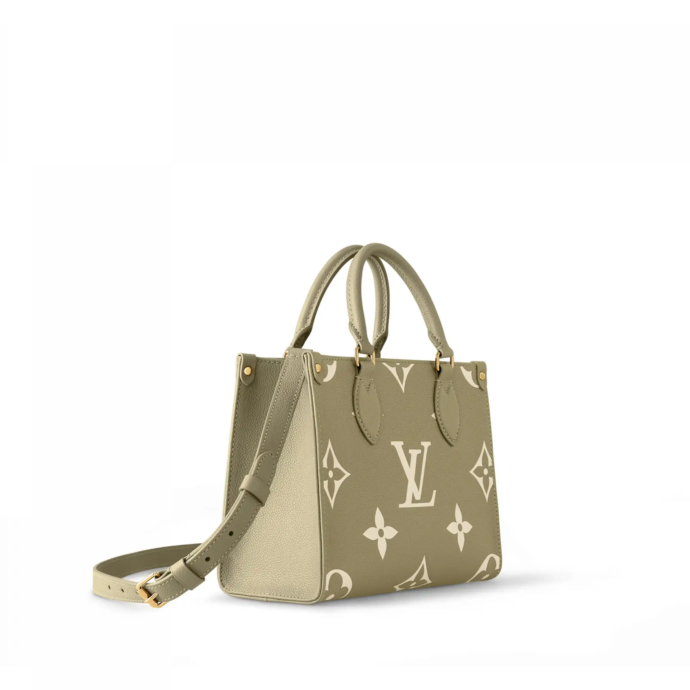 Cheap LF M46647 OnTheGo PM Khaki Vuitton Louis Cream 0215