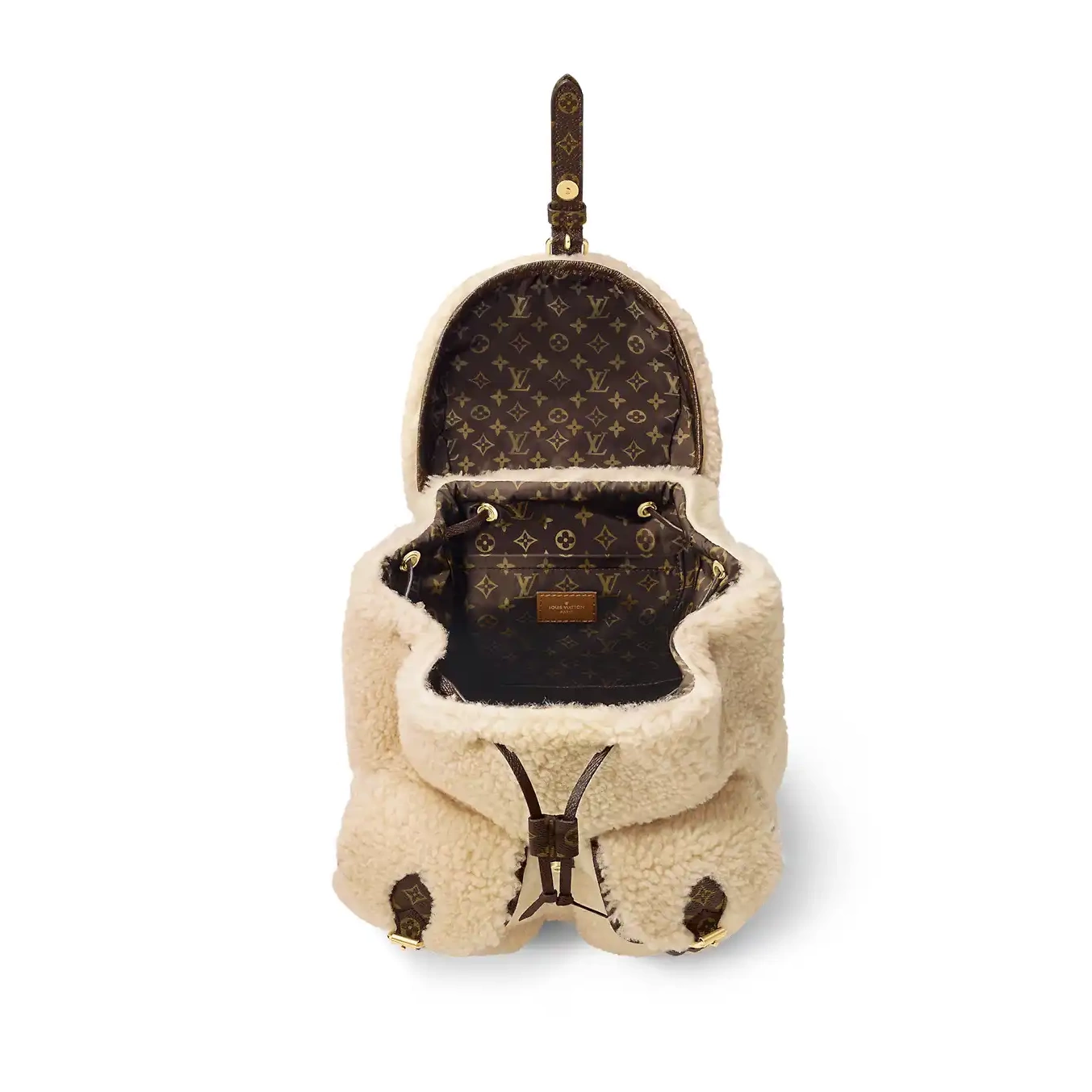 Cheap LF Crème Beige MM Vuitton M23061 It Louis Lock 0217