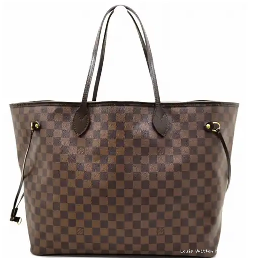 Cheap LF Neverfull Vuitton Shoulder Canvas Ebene GM N51106 Louis Damier Bag 0220