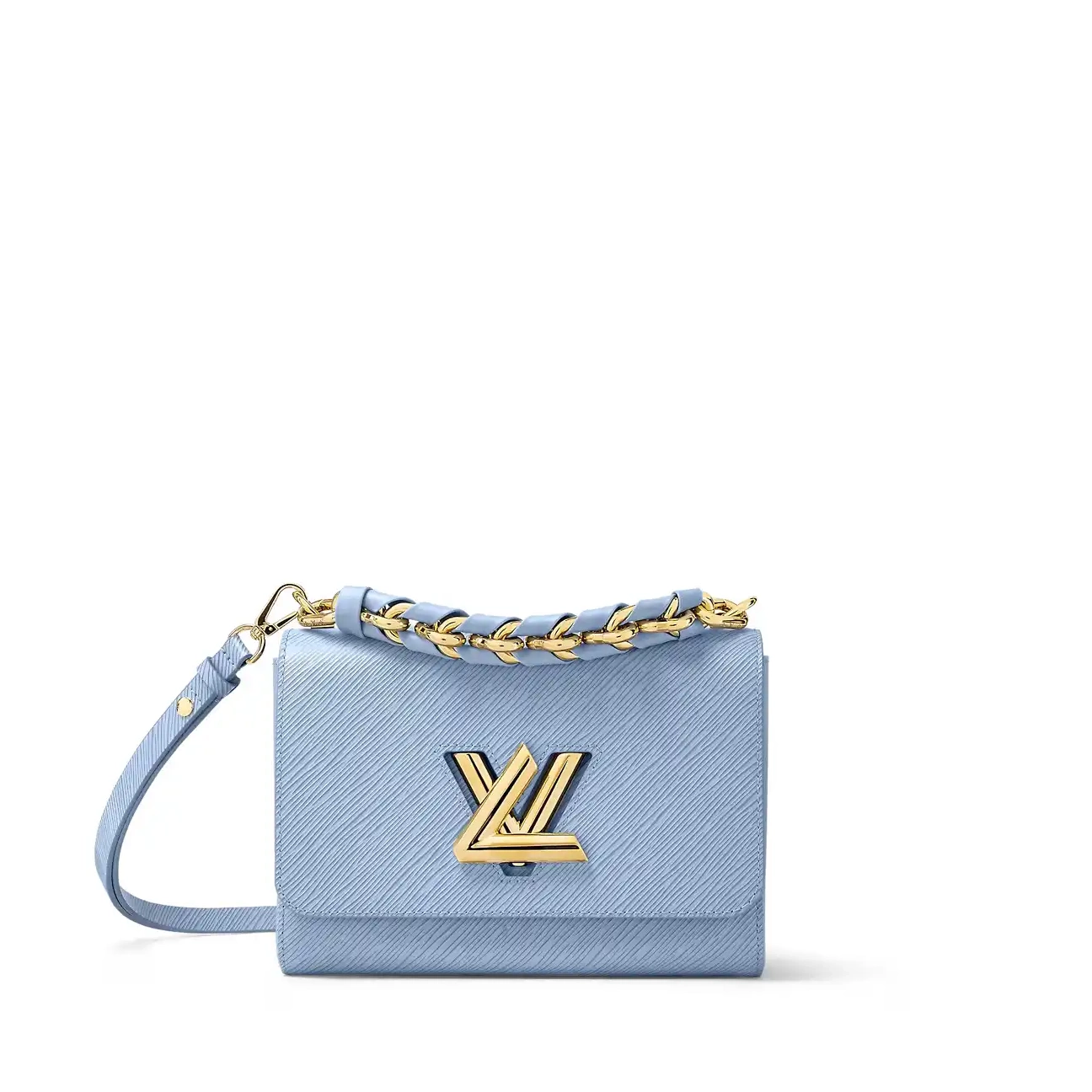 Cheap LF Vuitton Twist Blue Cloud MM M21721 Louis 0210