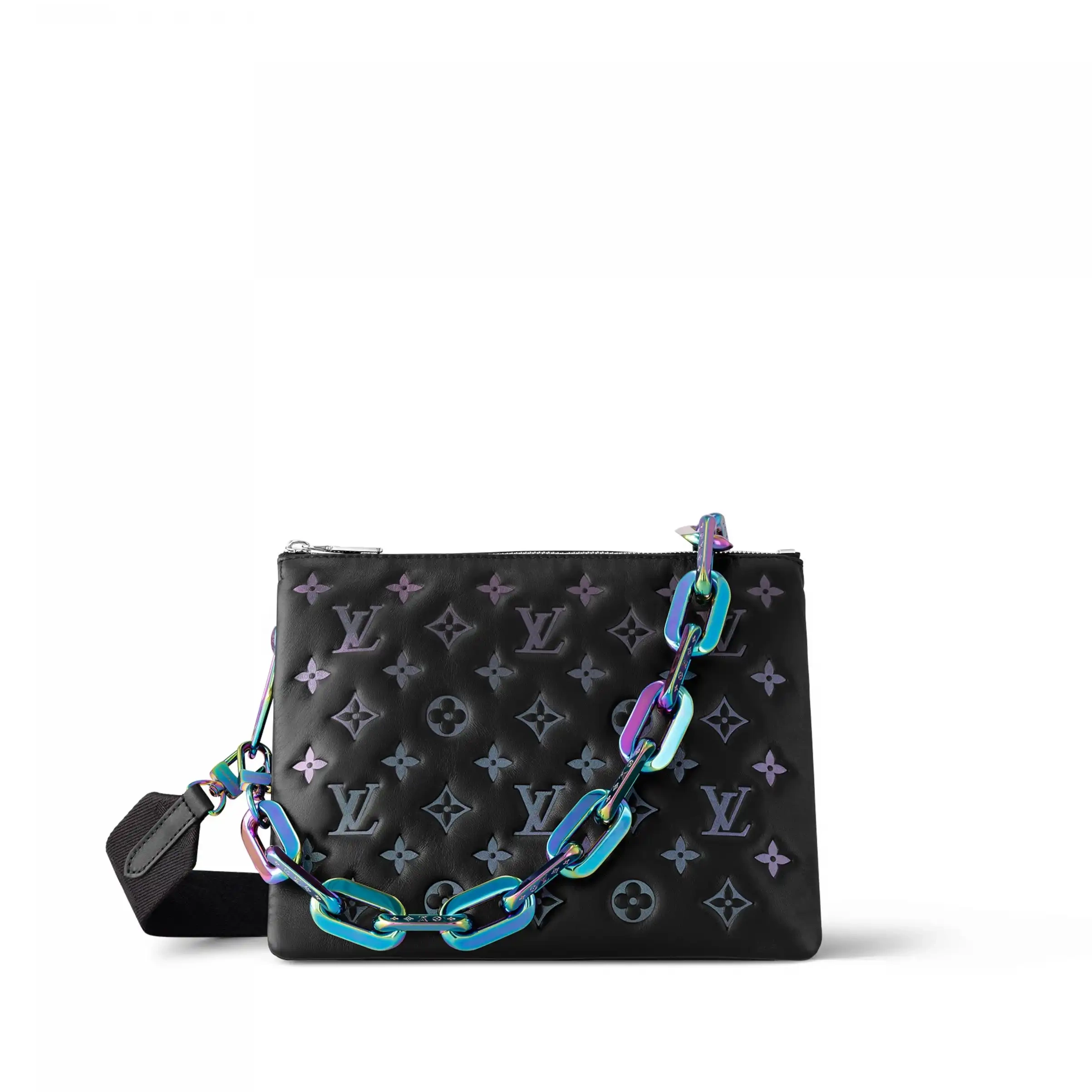 Cheap LF LV Louis Coussin Vuitton PM Black M23618 SKI 0210