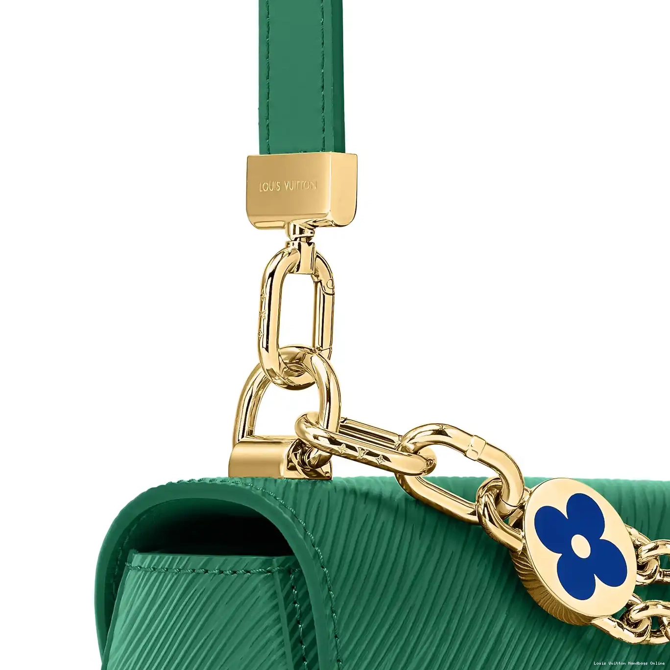 Cheap LF Twist Green Louis Vuitton PM Serpentine M21649 0213