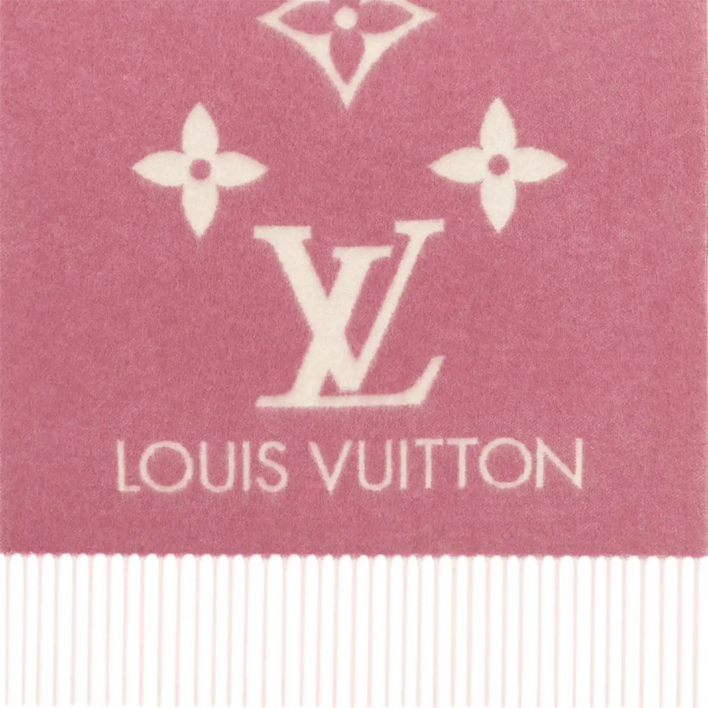 Cheap LF Louis Vuitton Light Pink M77375 Reykjavik Gradient Scarf 0203