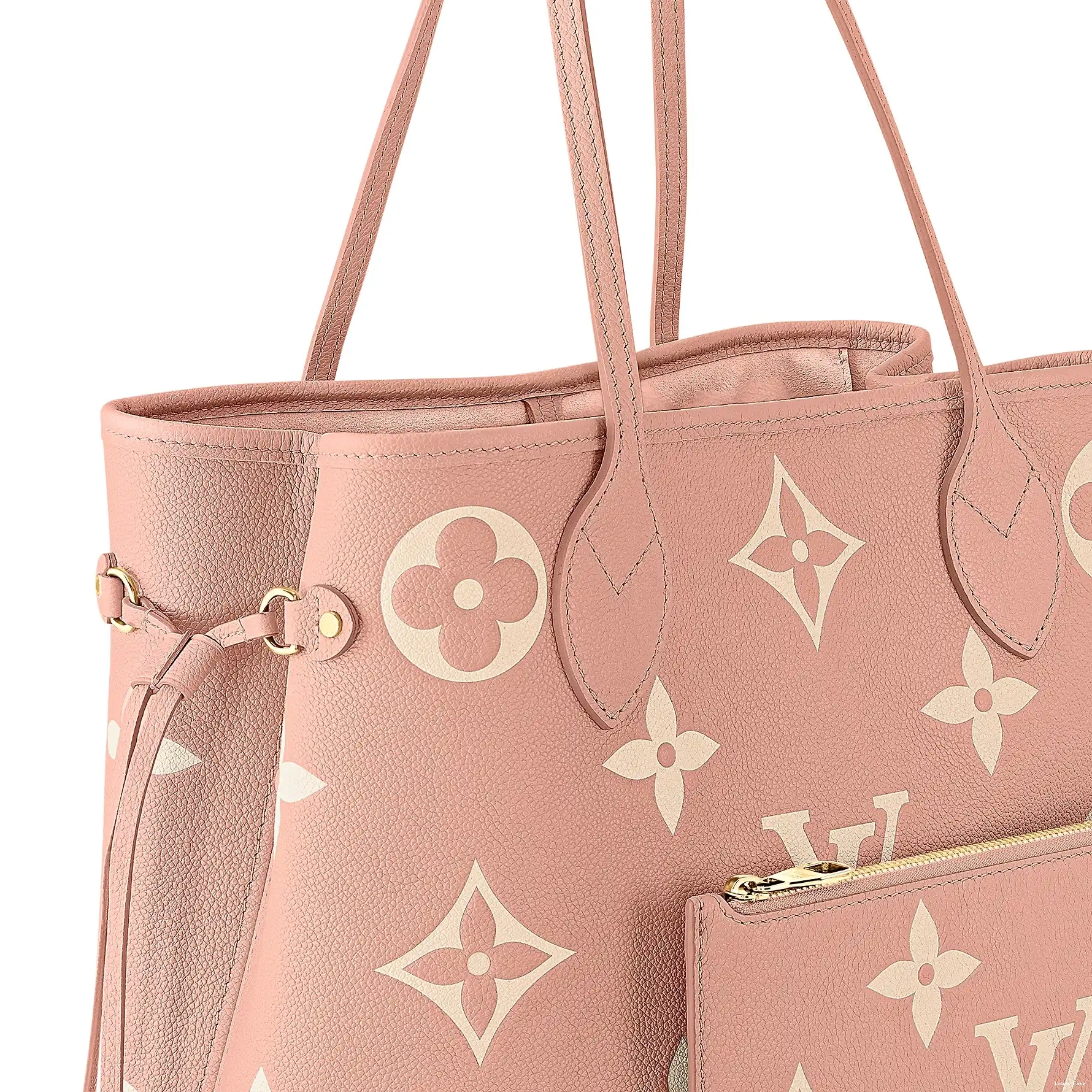 Cheap LF Louis MM Trianon M46329 Pink Cream Neverfull   Vuitton 0210