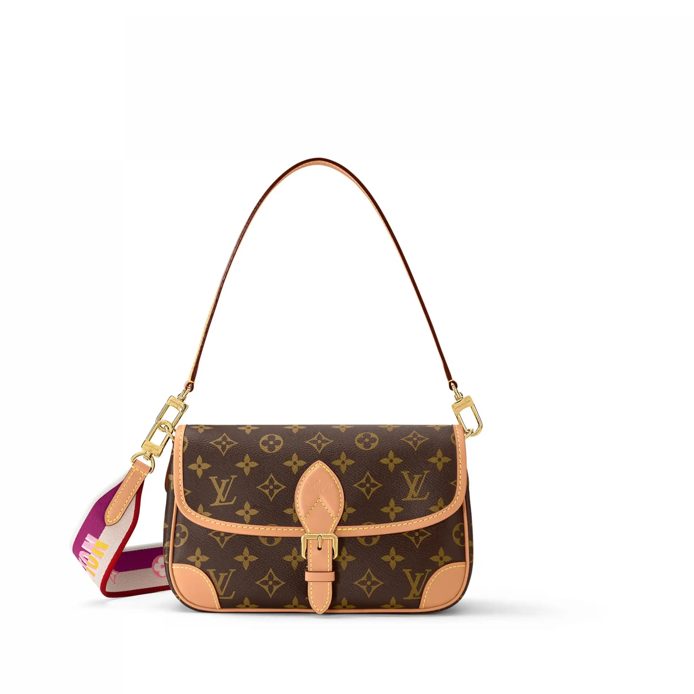 Cheap LF M46049 Fuchsia Vuitton Diane Louis 0225