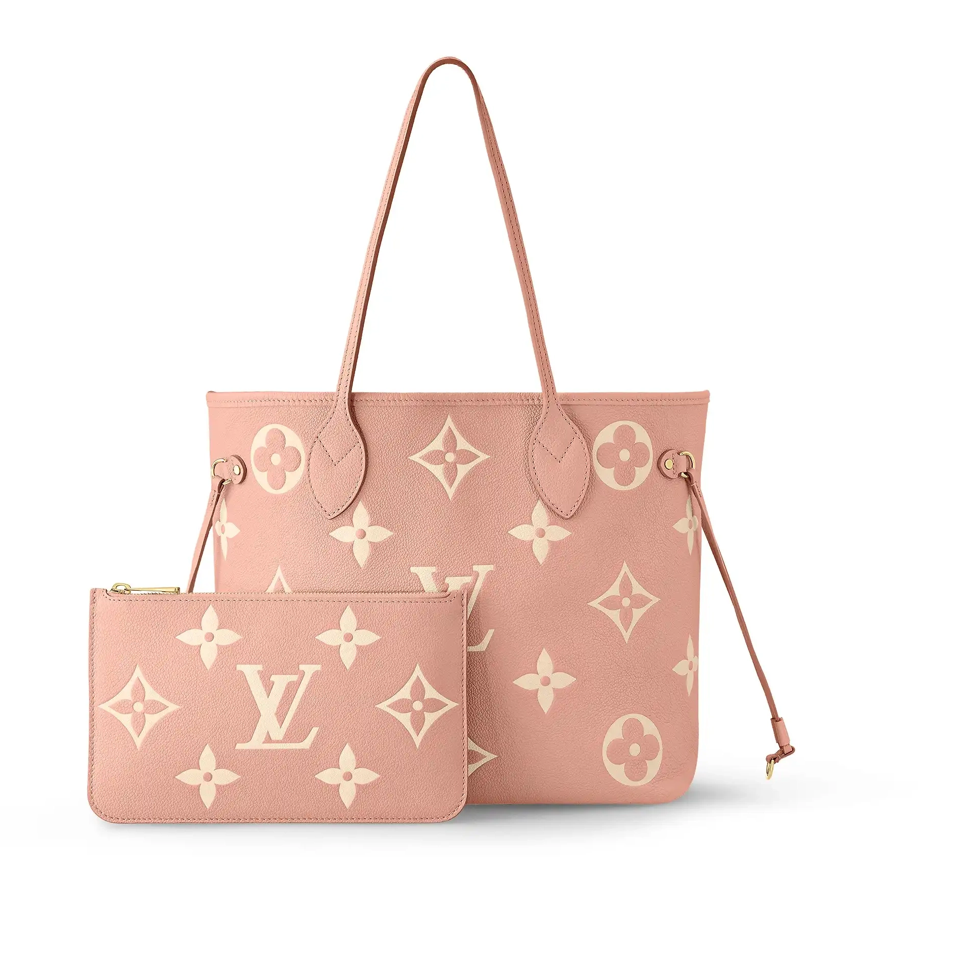 Cheap LF Louis MM Trianon M46329 Pink Cream Neverfull   Vuitton 0210