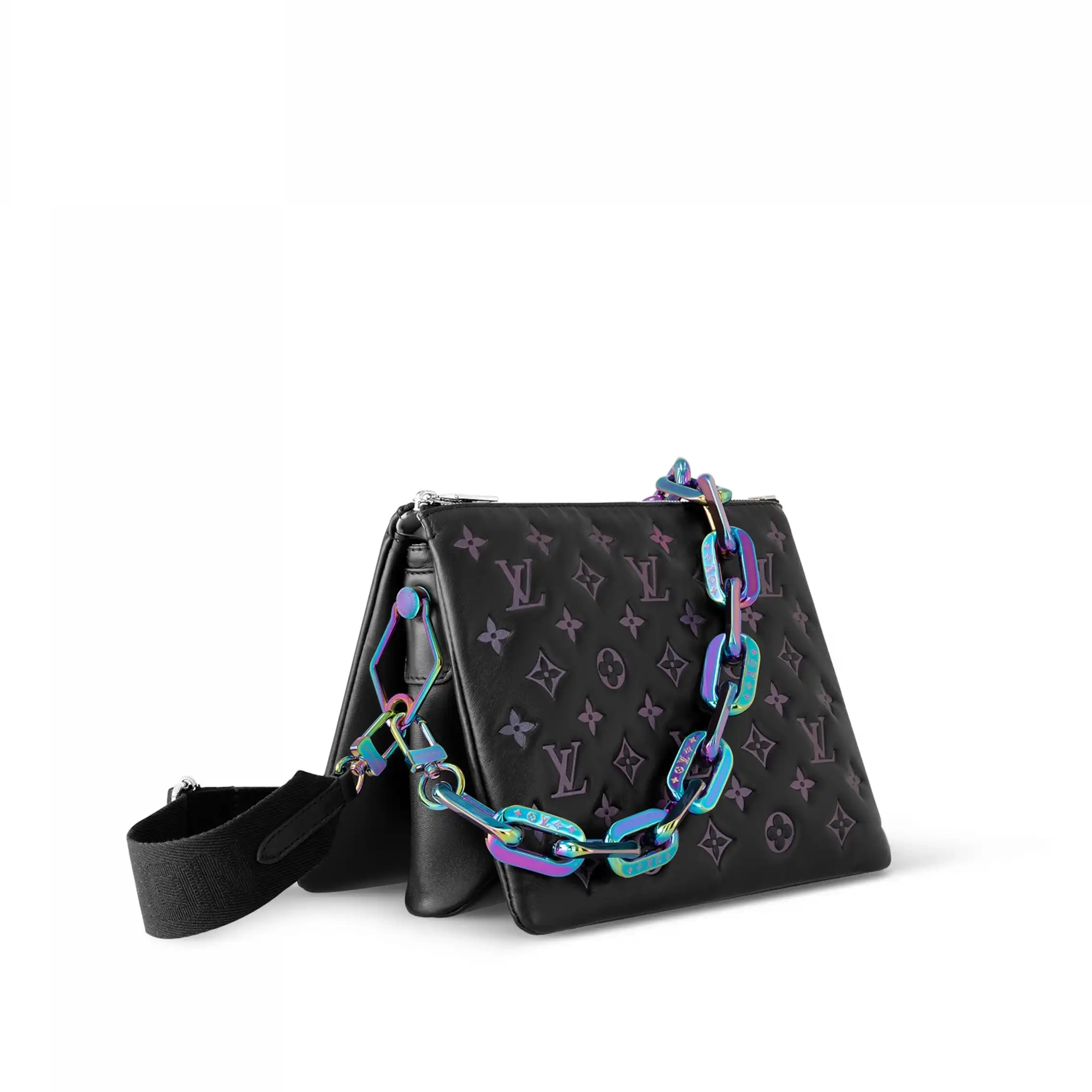 Cheap LF LV Louis Coussin Vuitton PM Black M23618 SKI 0210