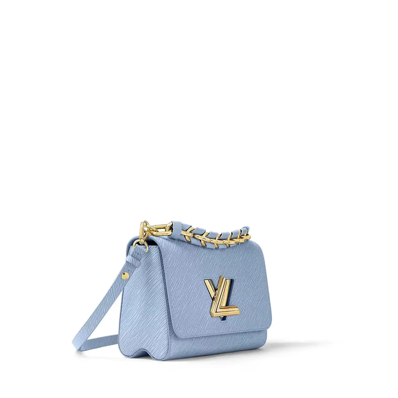 Cheap LF Vuitton Twist Blue Cloud MM M21721 Louis 0210