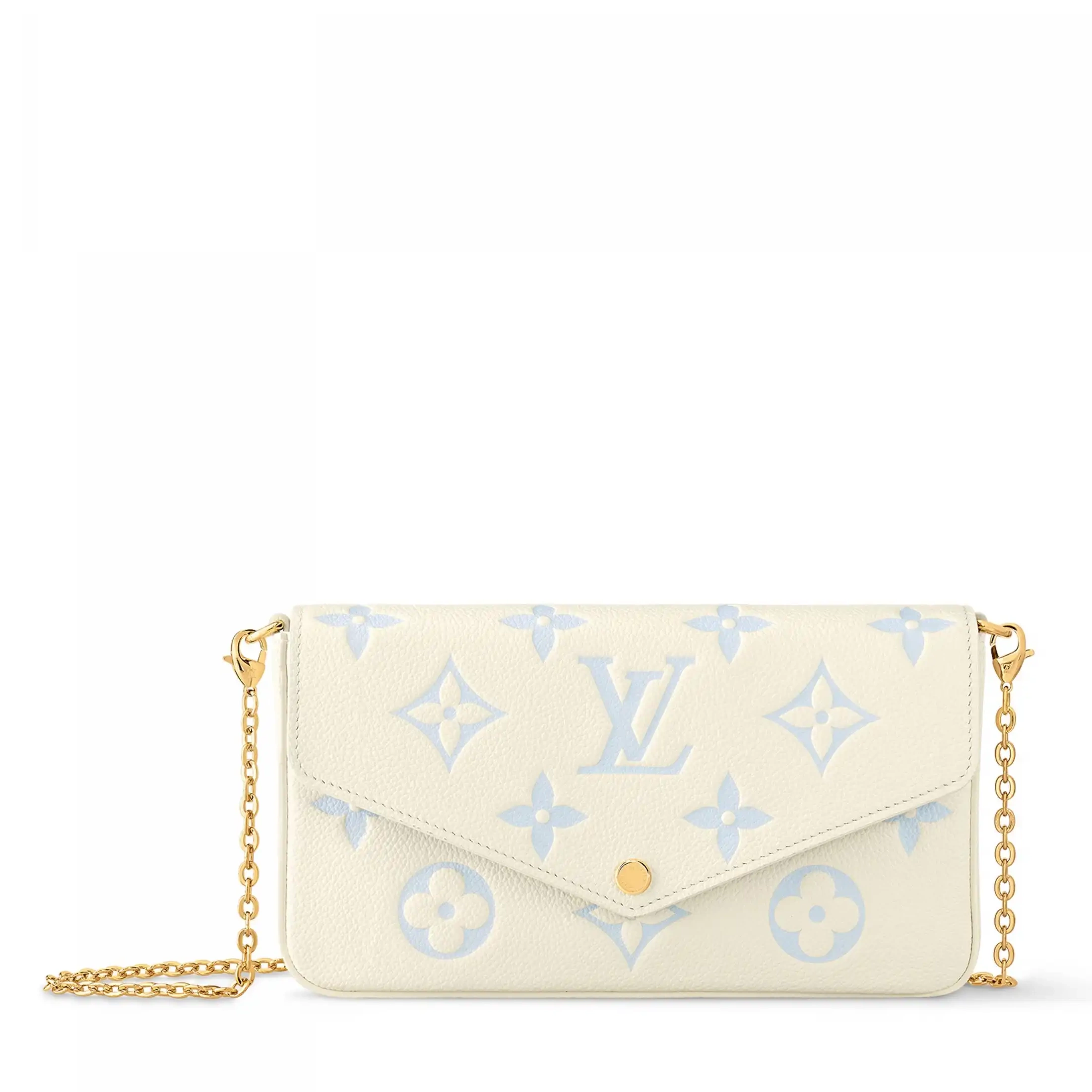 Cheap LF Félicie Vuitton Candy Blue Pochette Louis M83025 0226