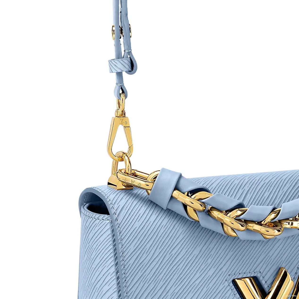 Cheap LF Vuitton Twist Blue Cloud MM M21721 Louis 0210