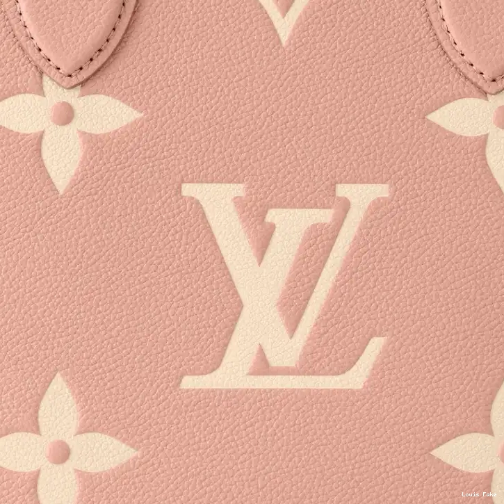 Cheap LF M46286 Vuitton Trianon MM Cream Louis OnTheGo Pink 0226