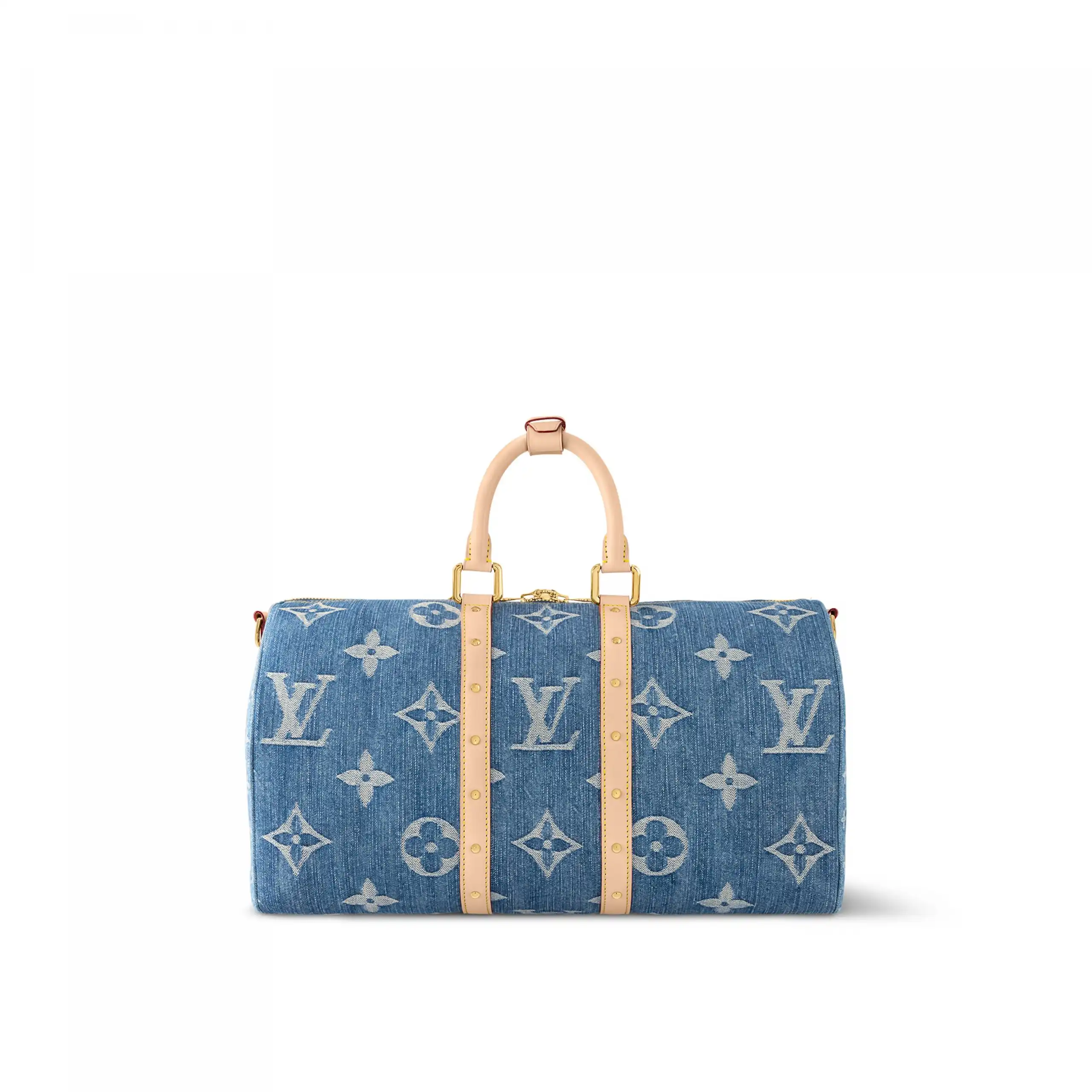 Cheap LF Louis Vuitton M24315 Keepall Bandoulière 45 Denim Blue 0202