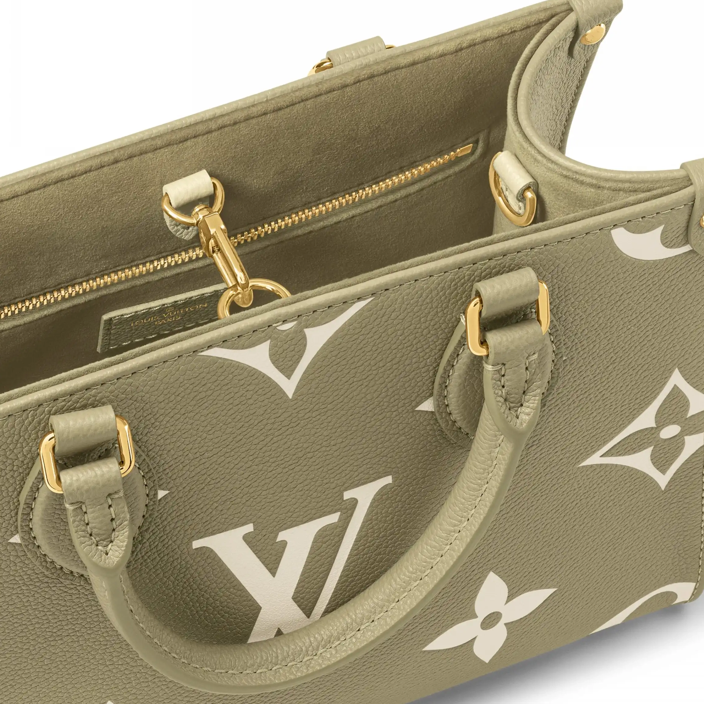 Cheap LF M46647 OnTheGo PM Khaki Vuitton Louis Cream 0215